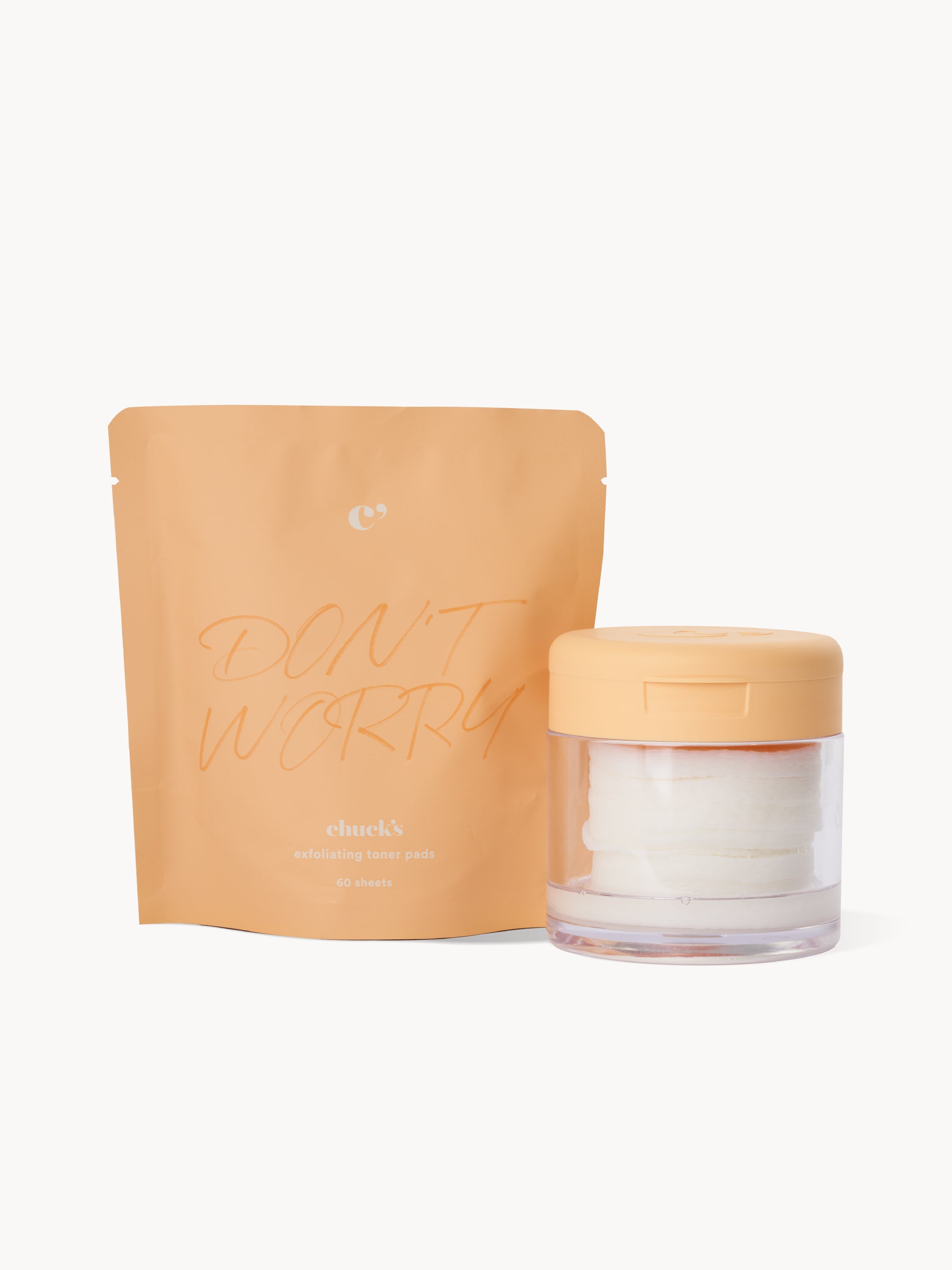 Don't Worry Exfoliating Toner Pads Set