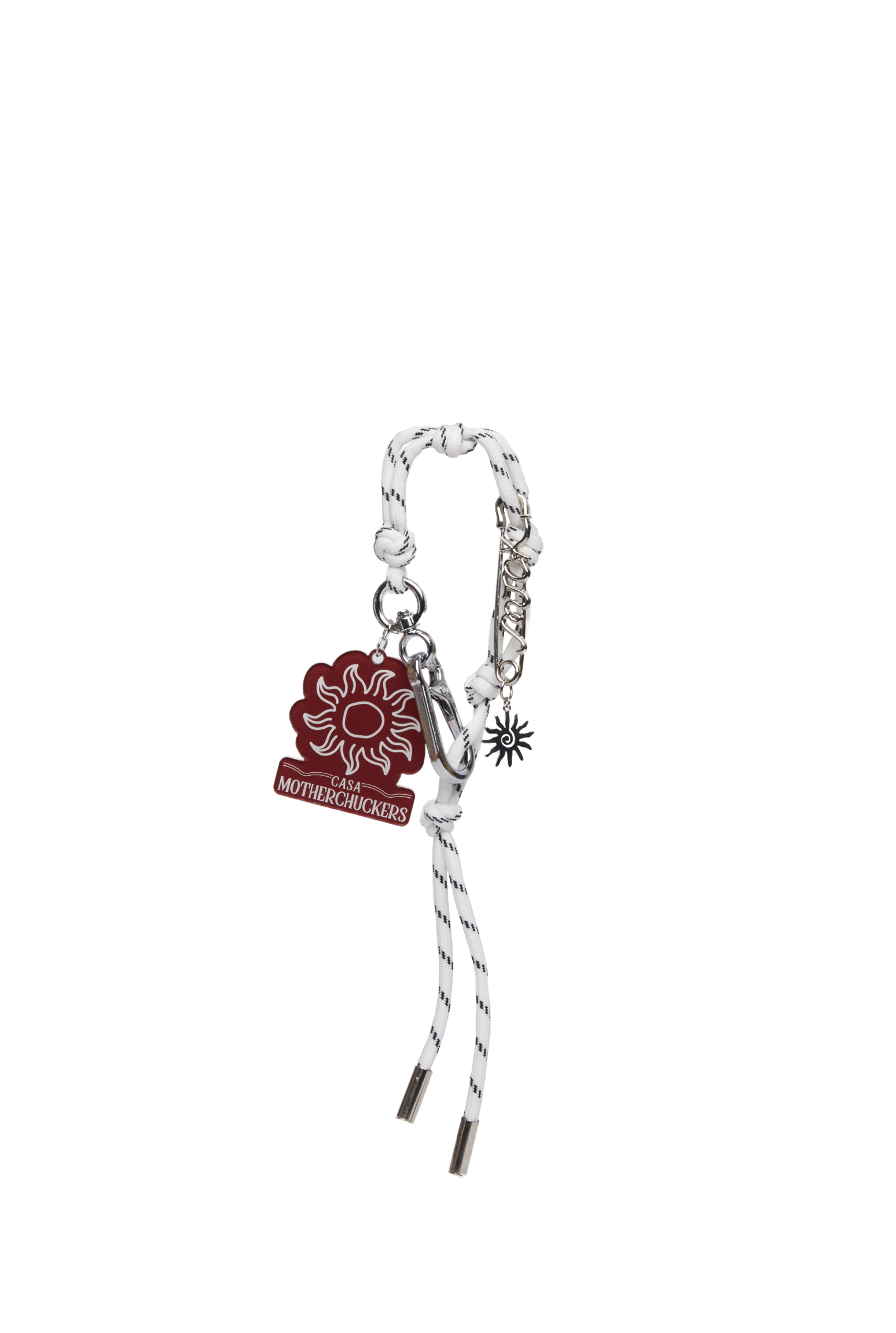Sunshine Cord Keychain with Charms