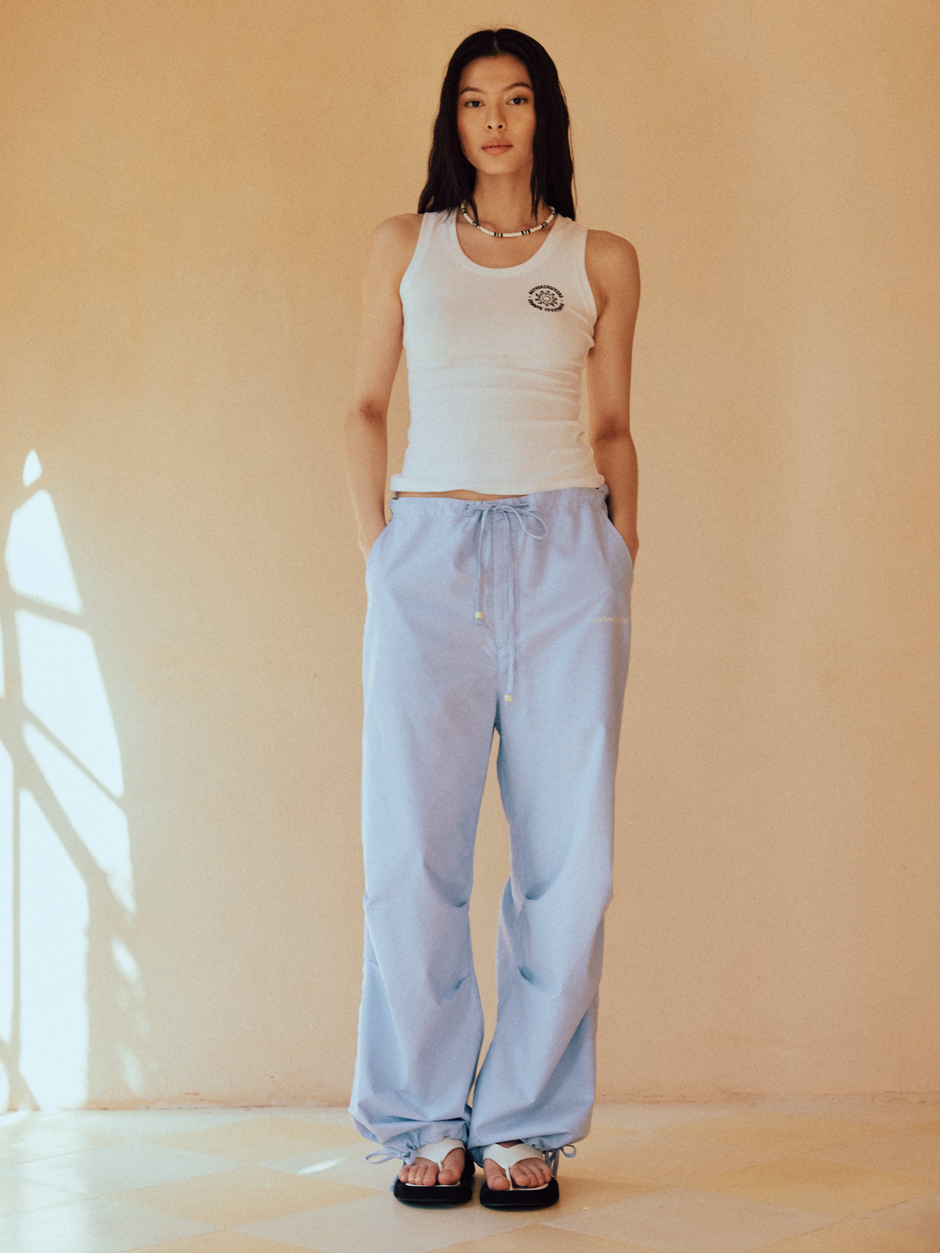 Summer Blues Parachute Pants