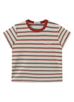 Cream Stripes Baby Tee