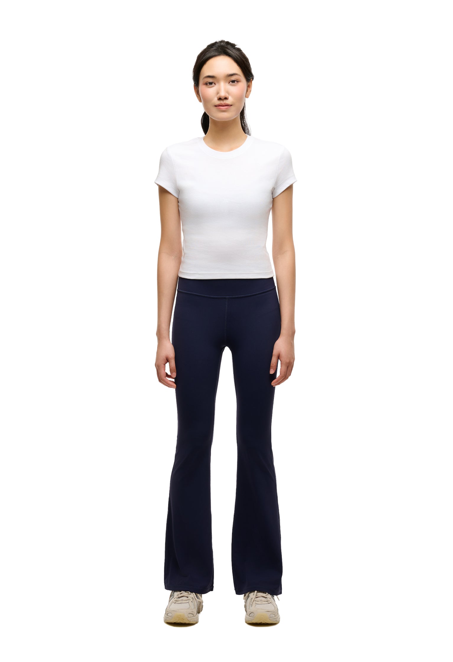 Navy Flared Pants