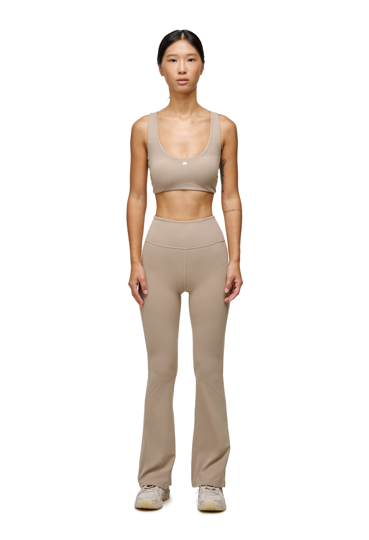 Stone V-Back Sports Bra