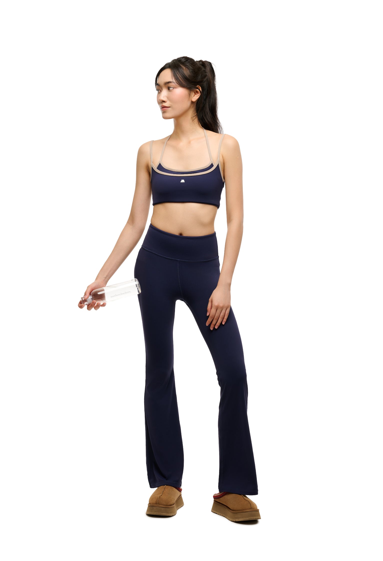 Navy Flared Pants