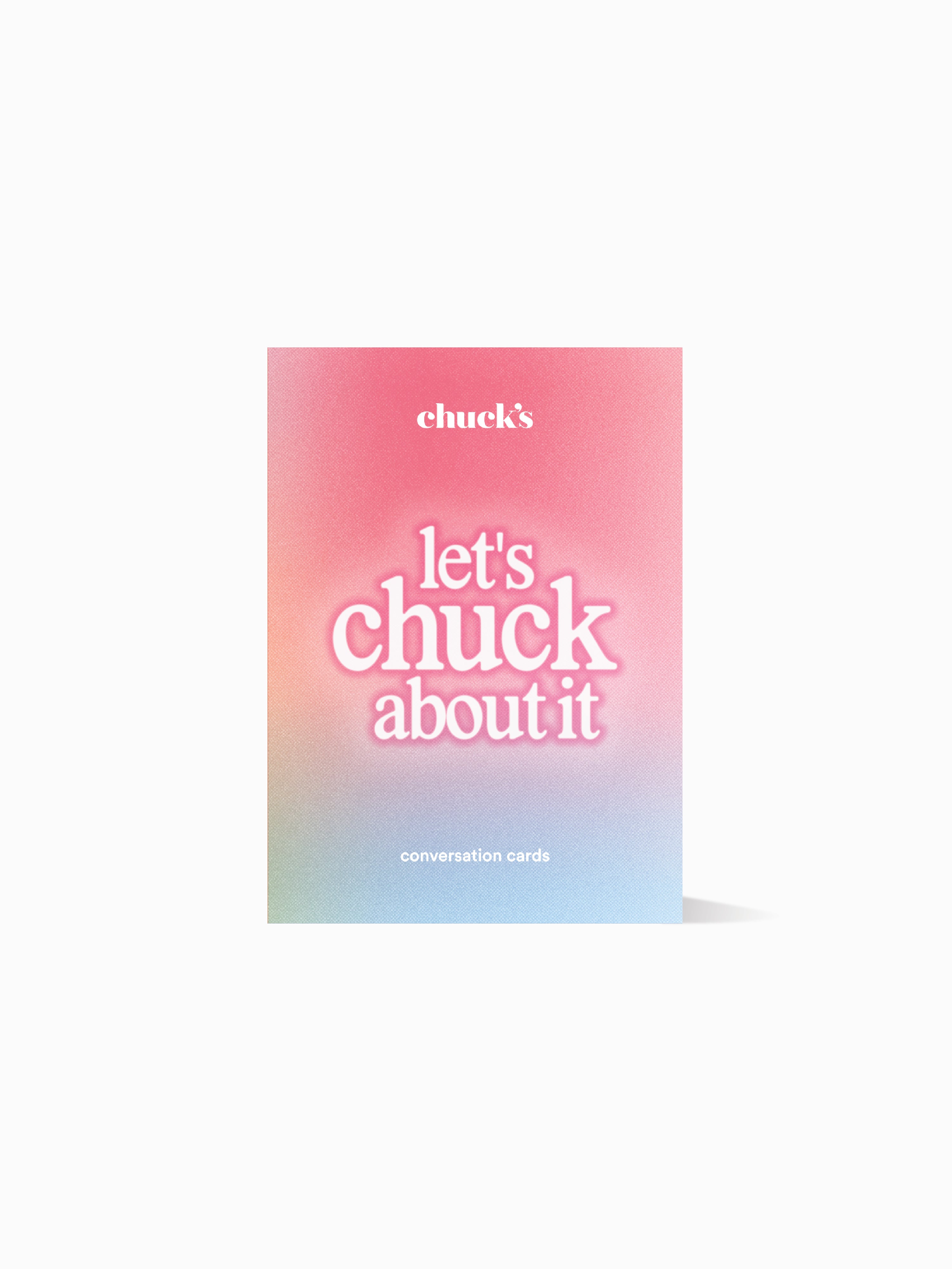 Let's Chuck About It Conversation Cards