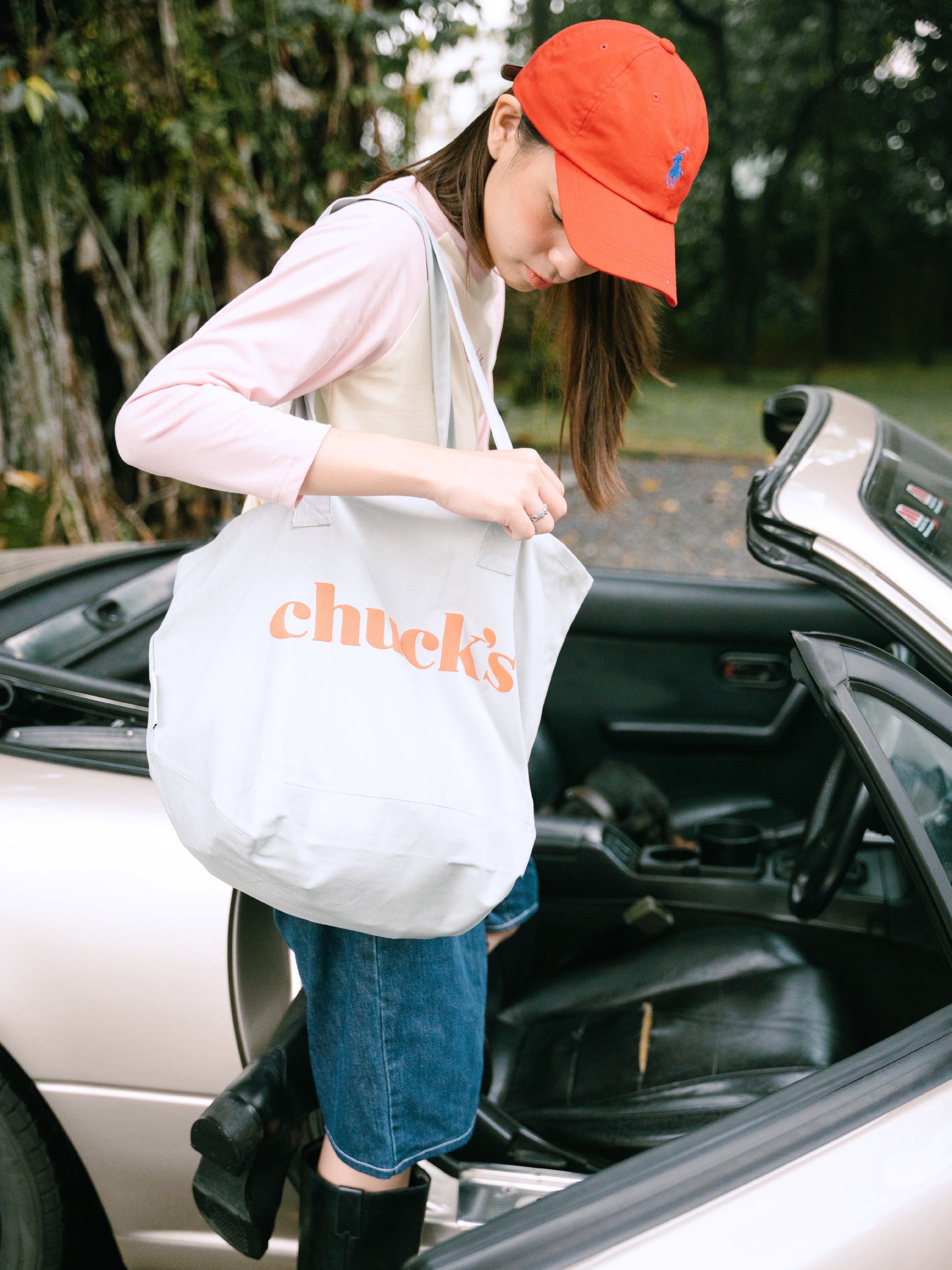 SLING-IT Chuck-It Ball Launcher Carry Tote Bag | Black Nylon, For Ball Launcher Sling