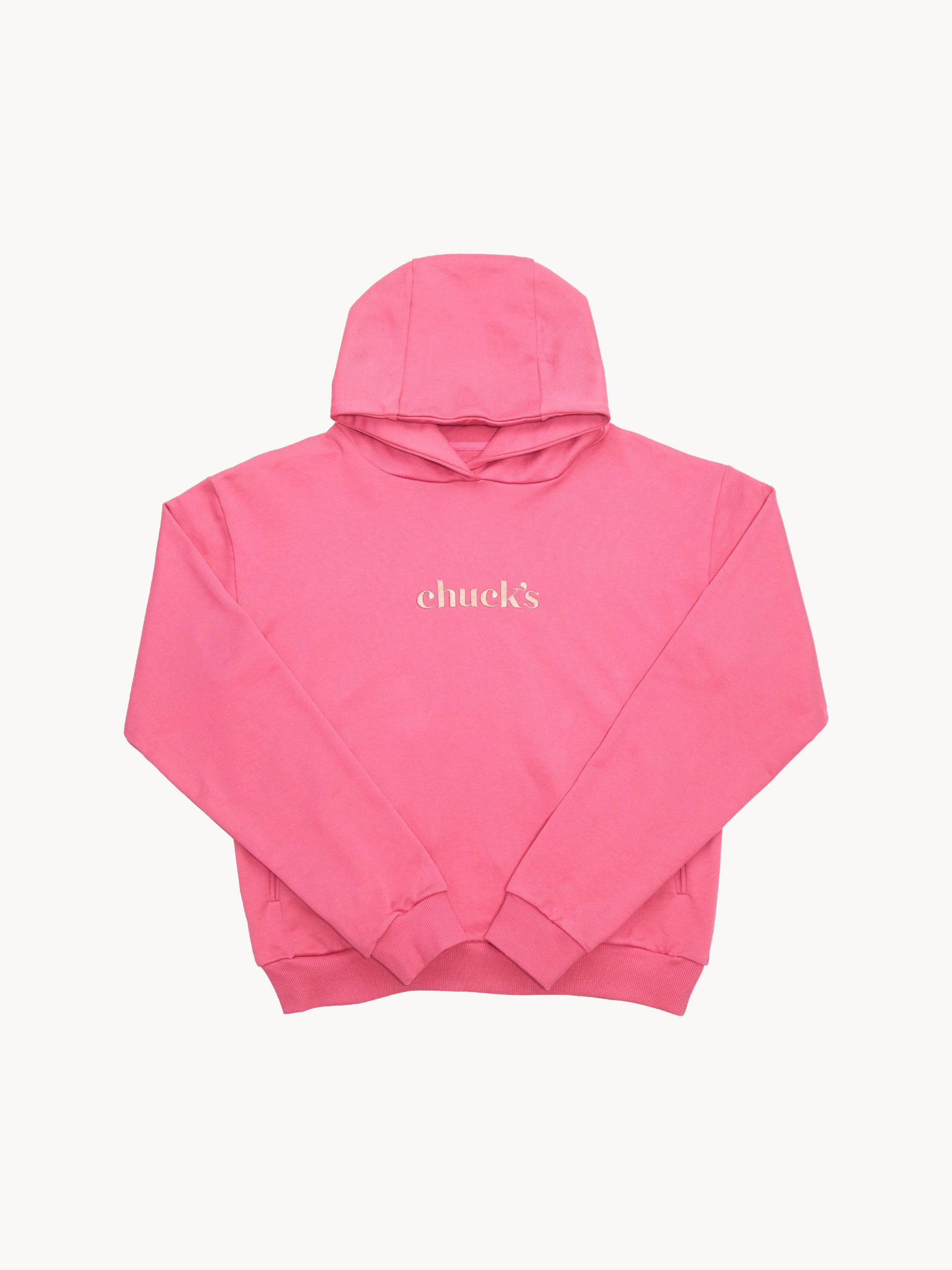 Chuck's Keep Cosy Hoodie in Watermelon Pink
