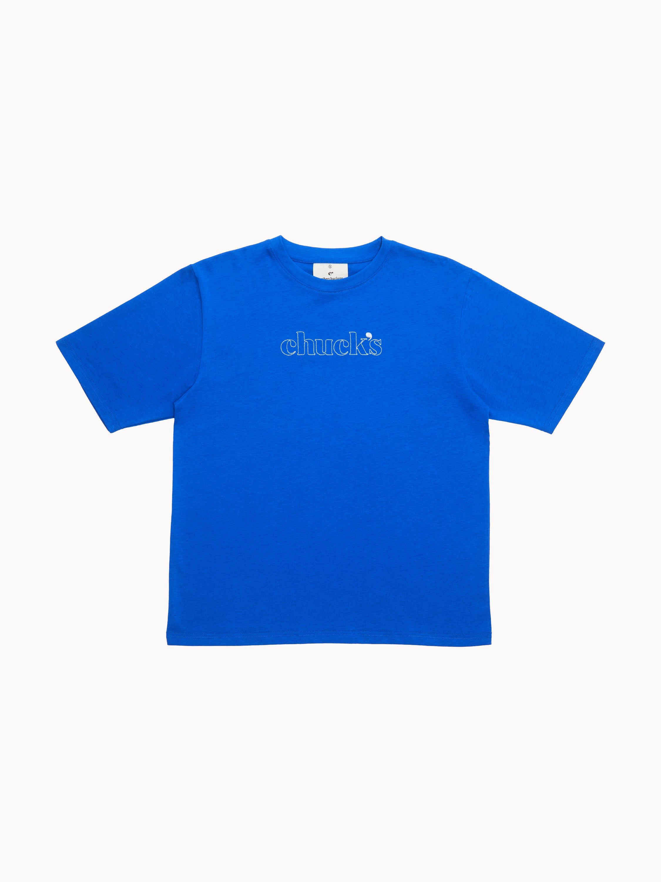 Chuck's Q-Tee in Sapphire Blue