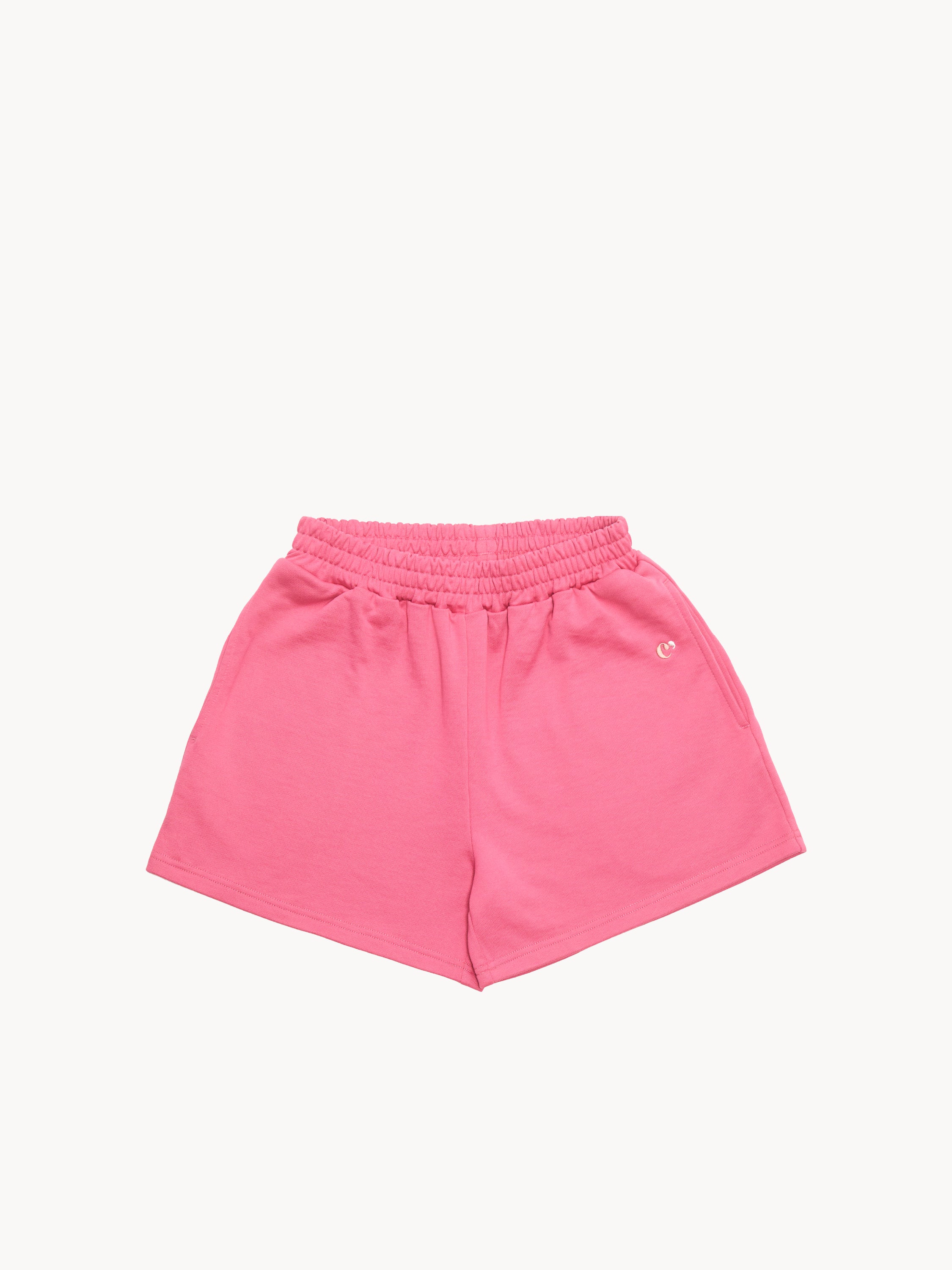 Chuck's Stay Comfy Cotton Shorts in Watermelon Pink