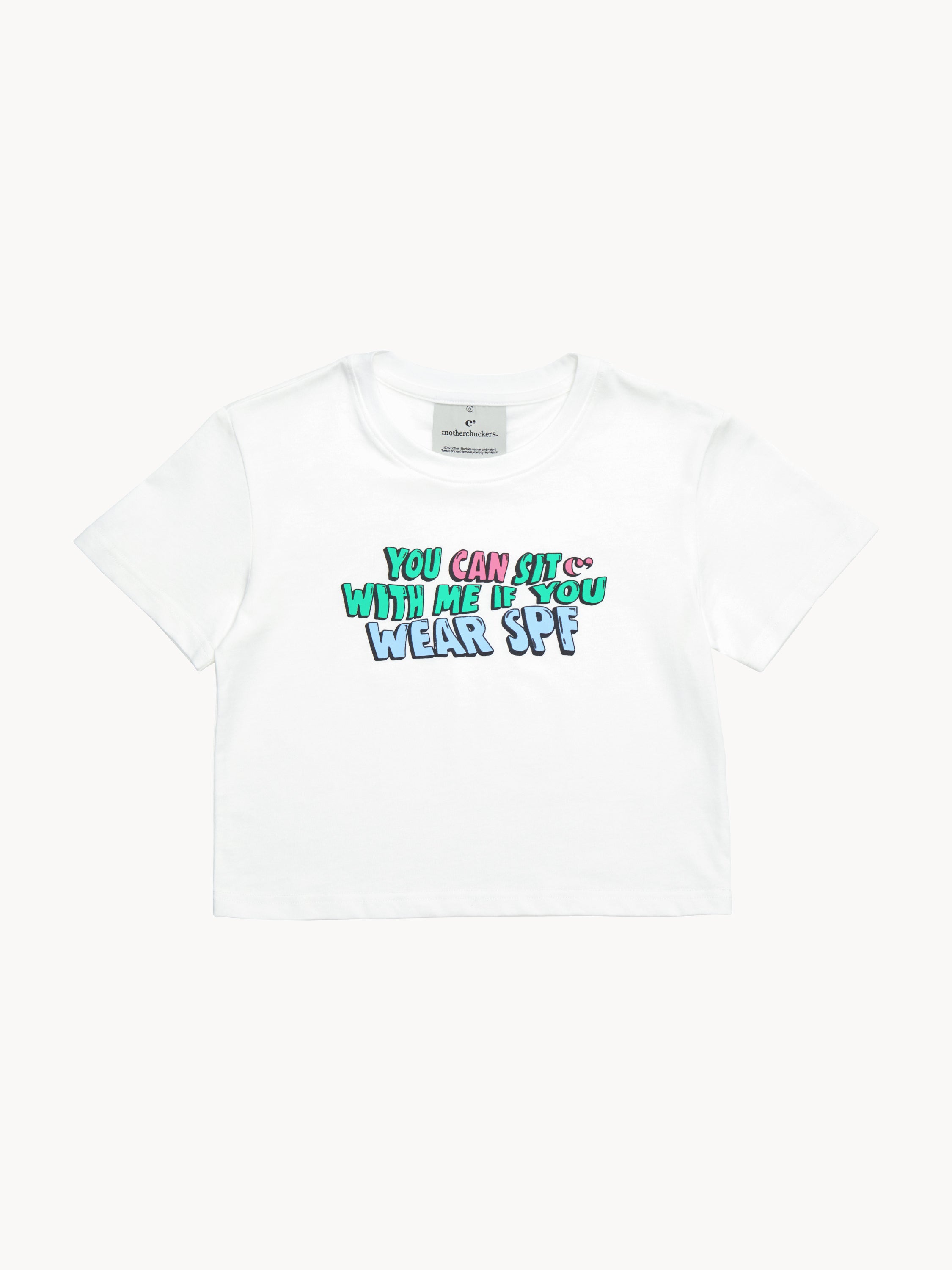 Wear Your SPF Cropped Tee