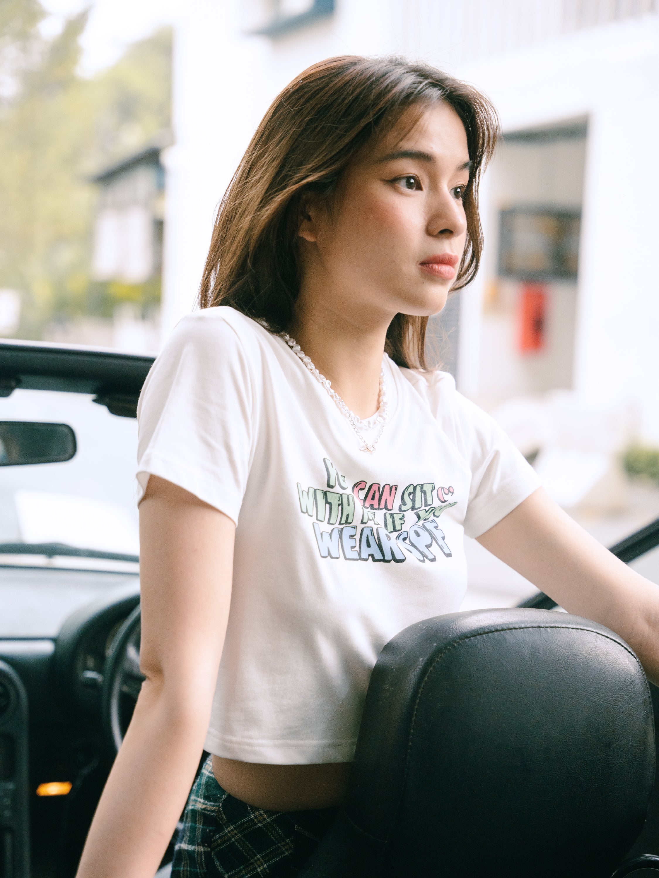 Wear Your SPF Cropped Tee