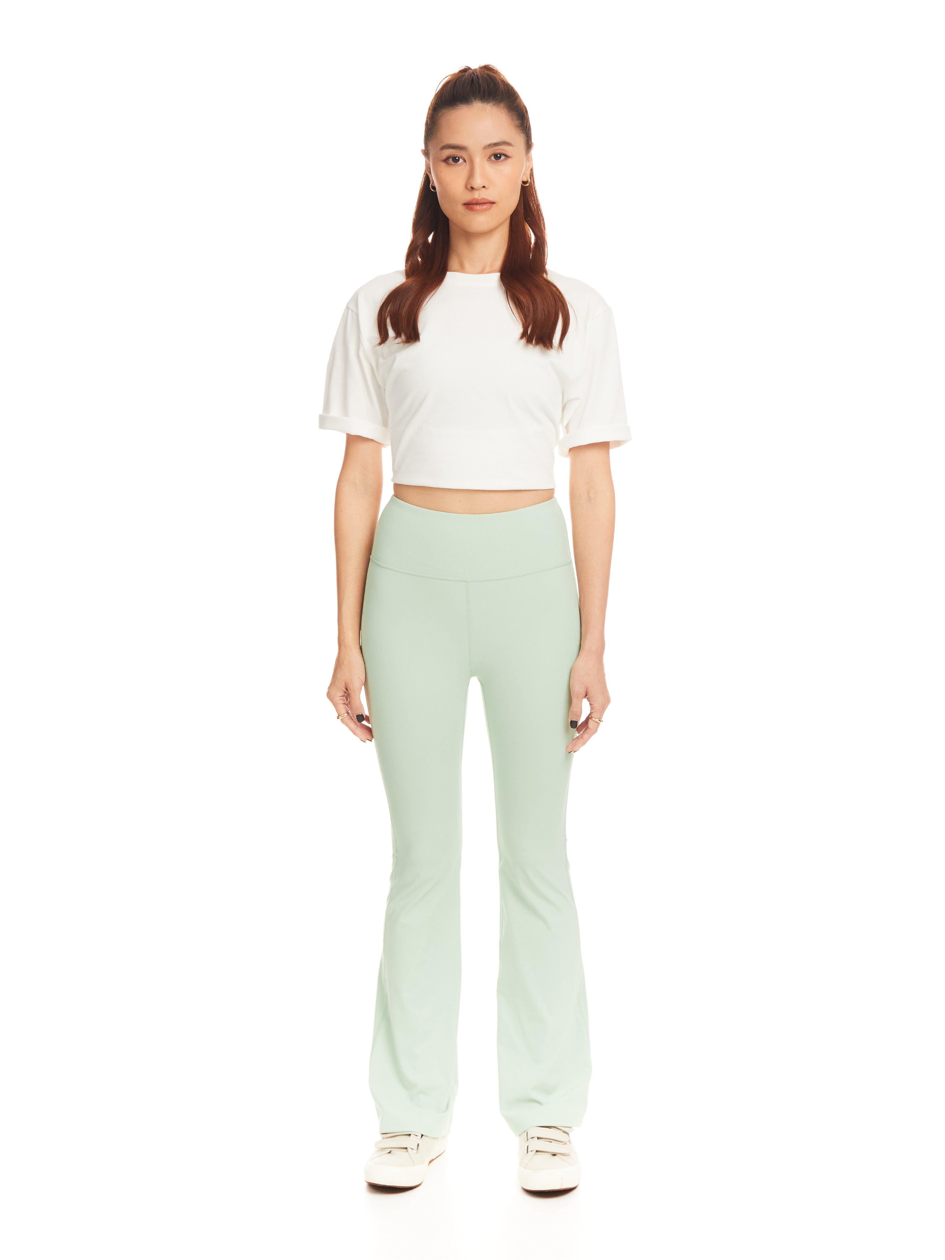 Minty Fresh Flared Pants
