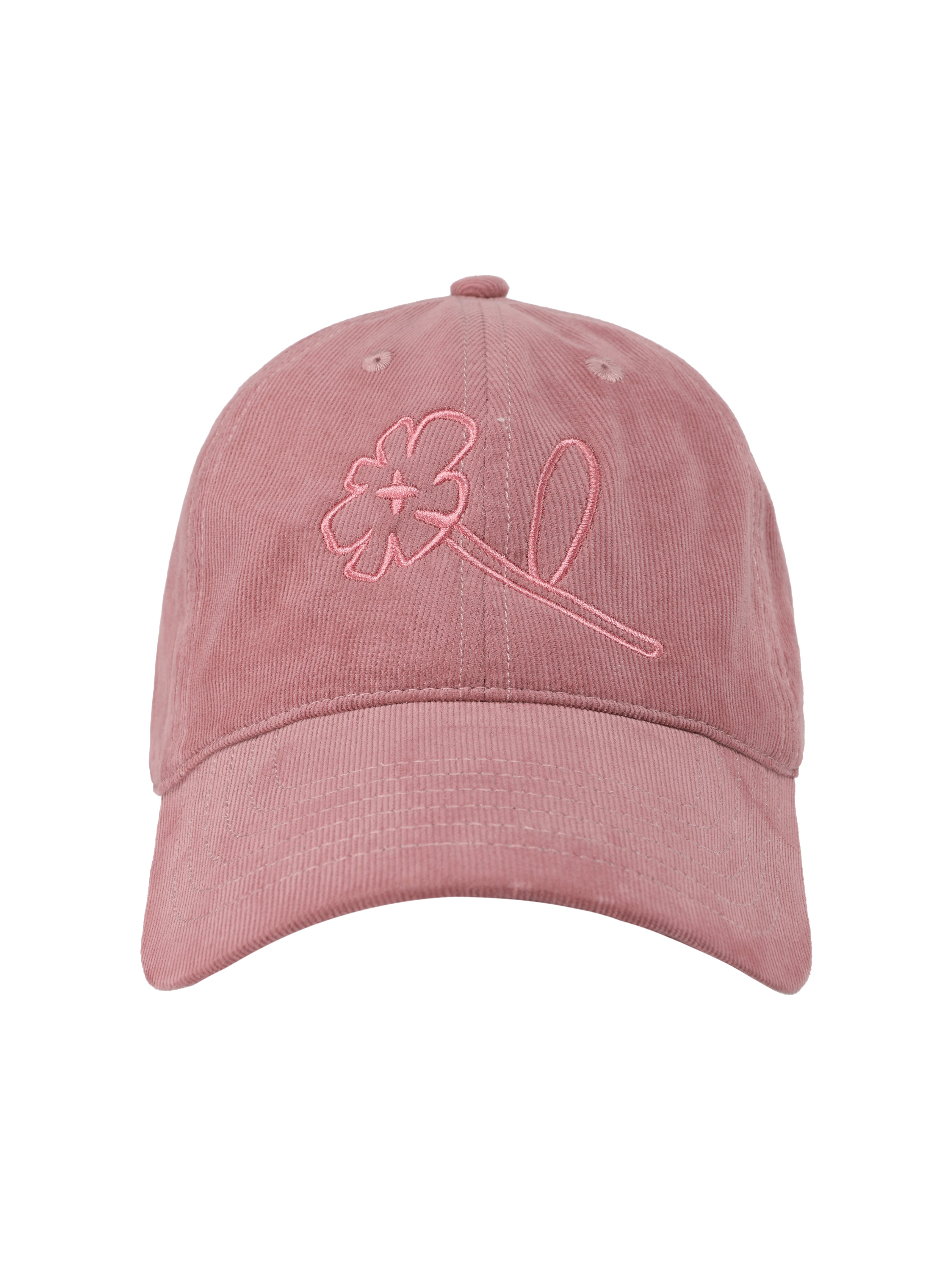 Pink Bloom Corduroy Cap