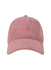 Pink Bloom Corduroy Cap