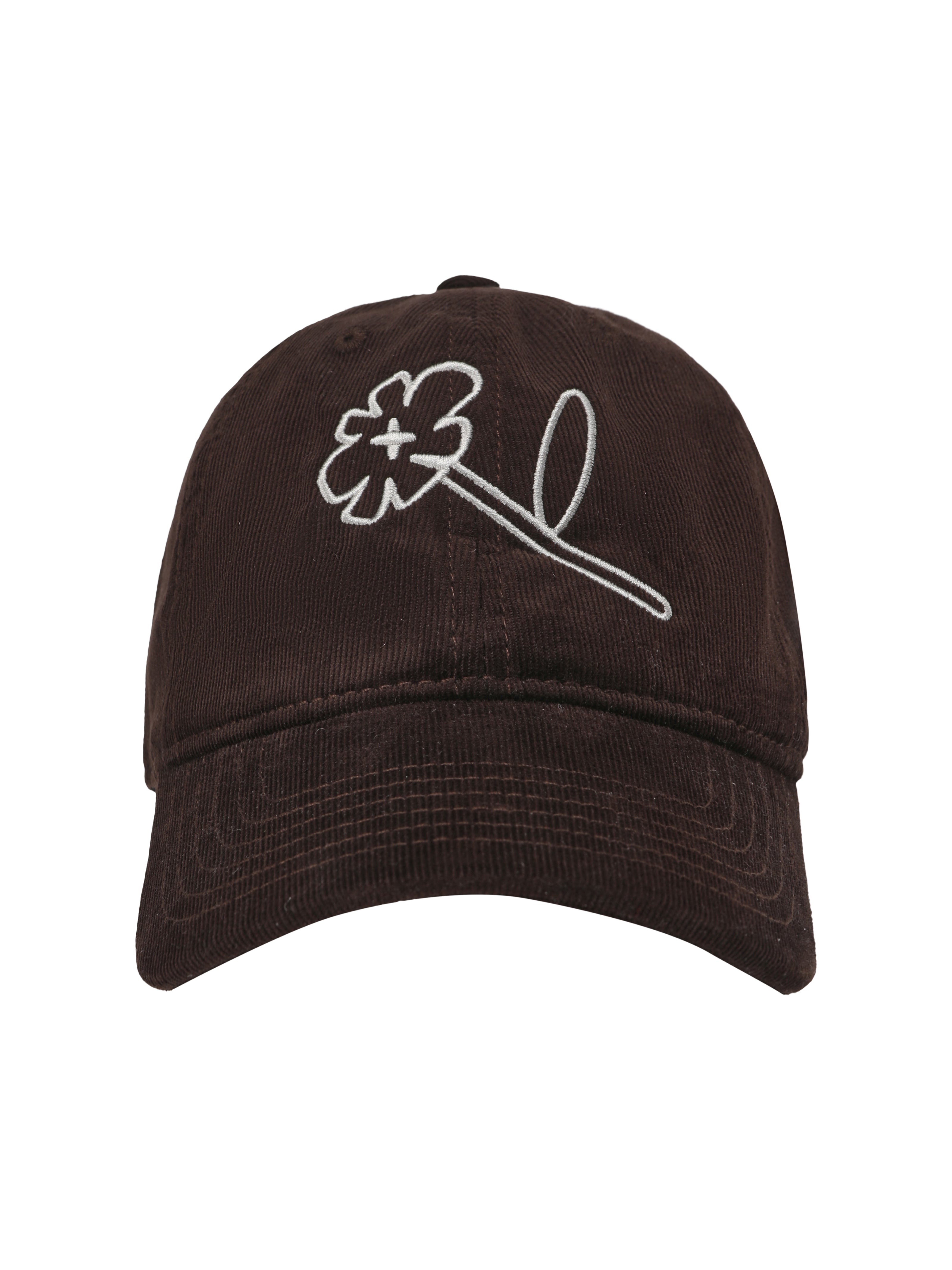 Chocolate Bloom Corduroy Cap