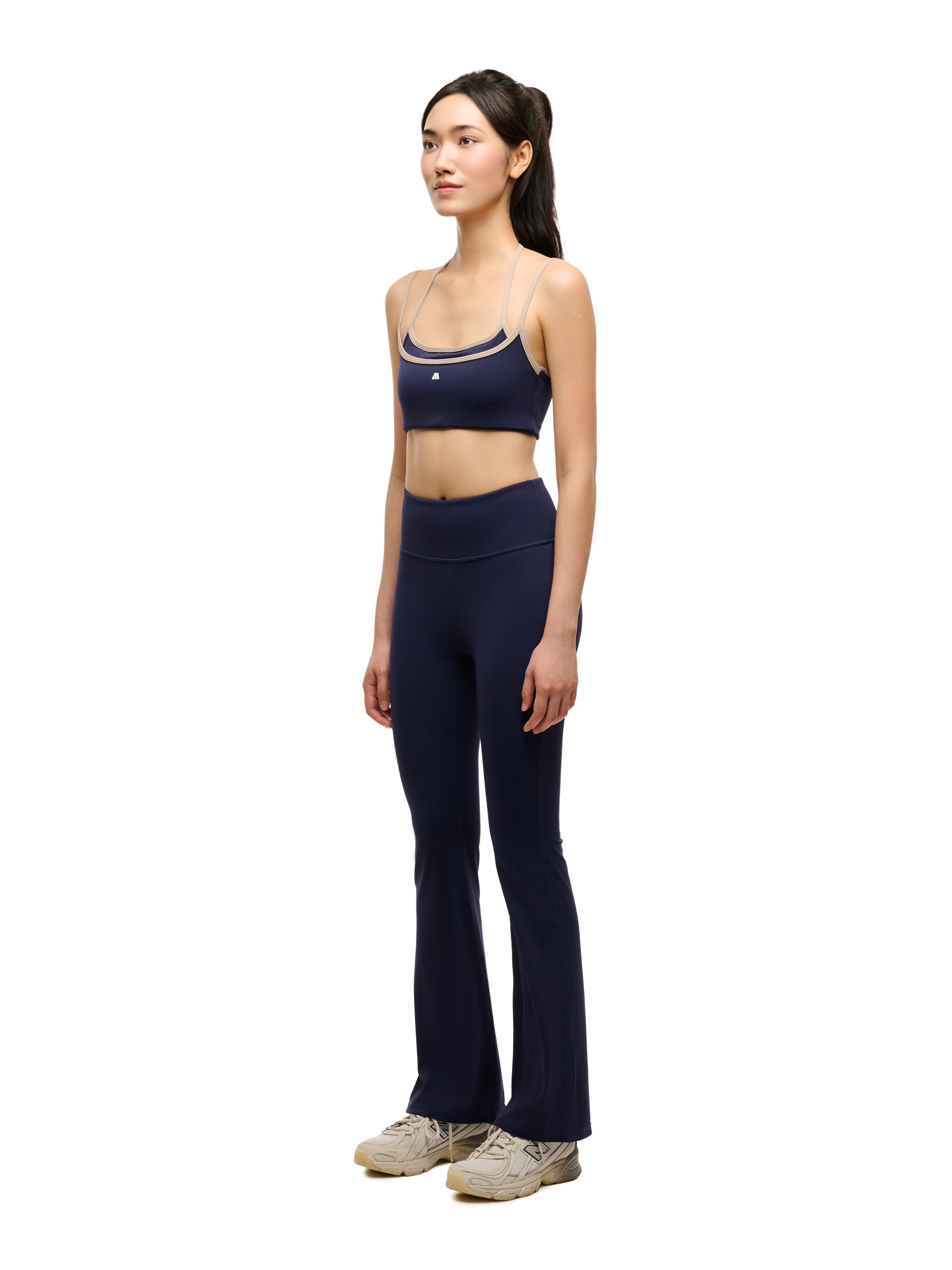 Navy Double Layered Sports Bra