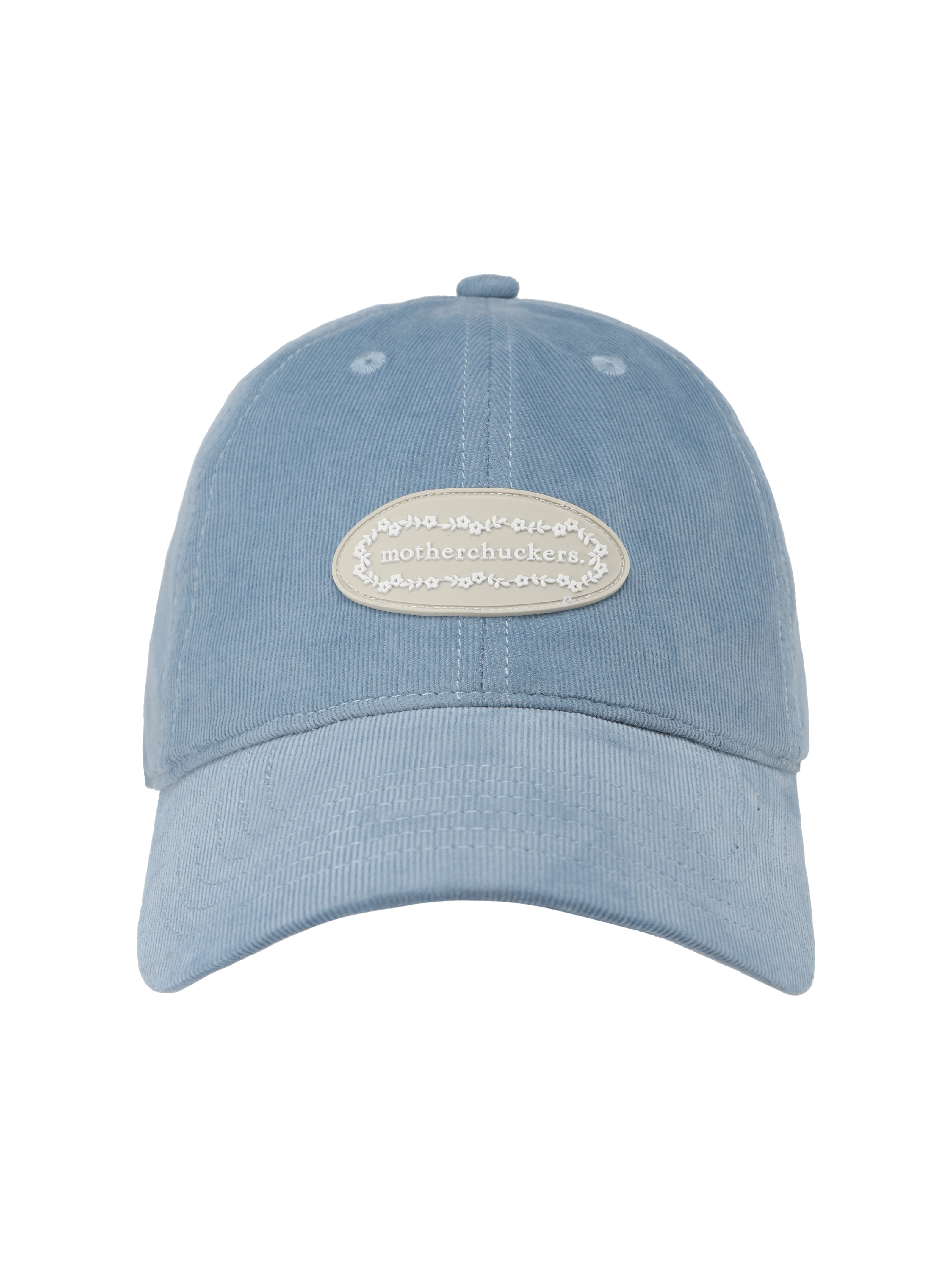 Baby Blue Garland Corduroy Cap