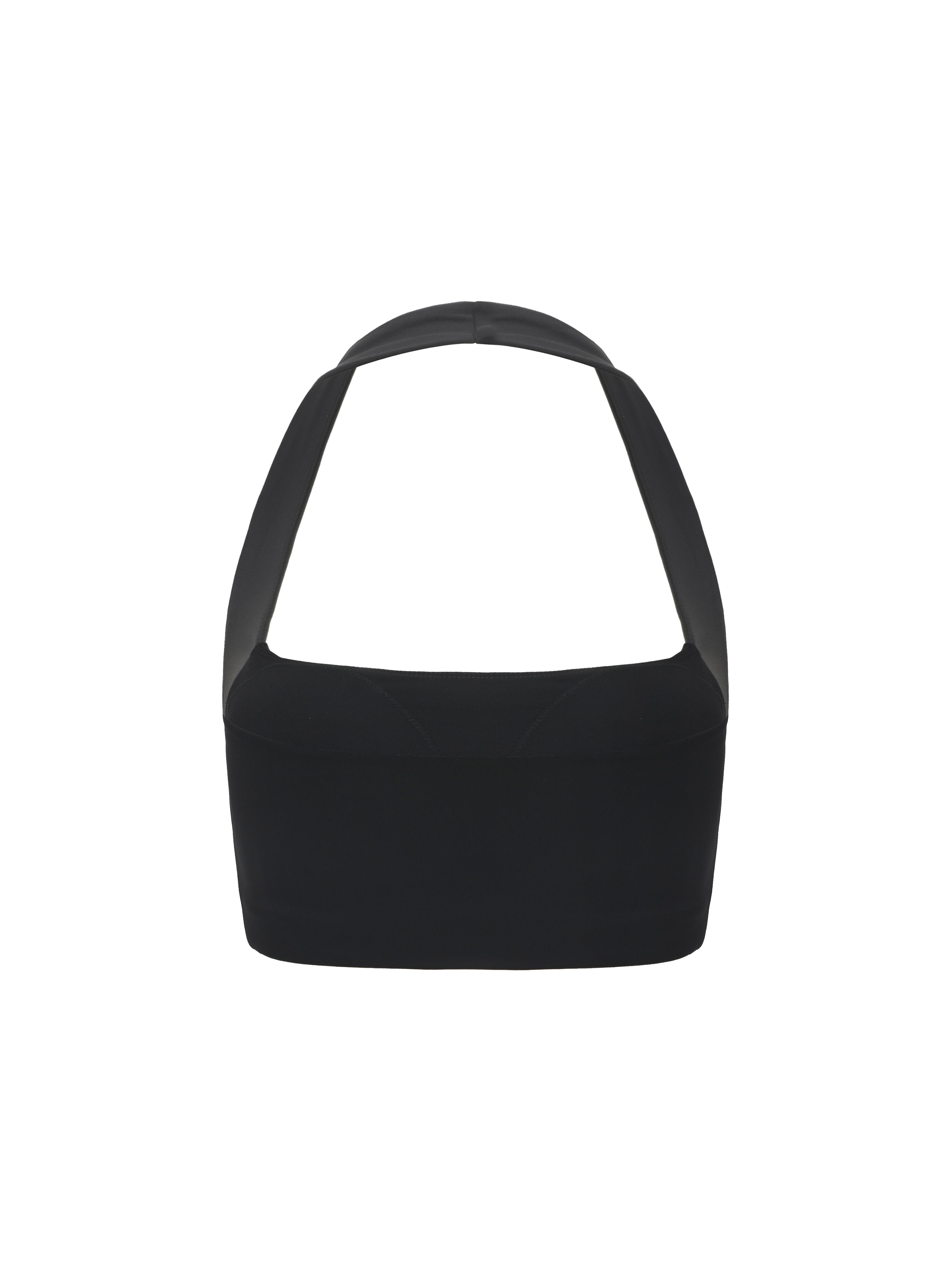 Black Halter Sports Bra