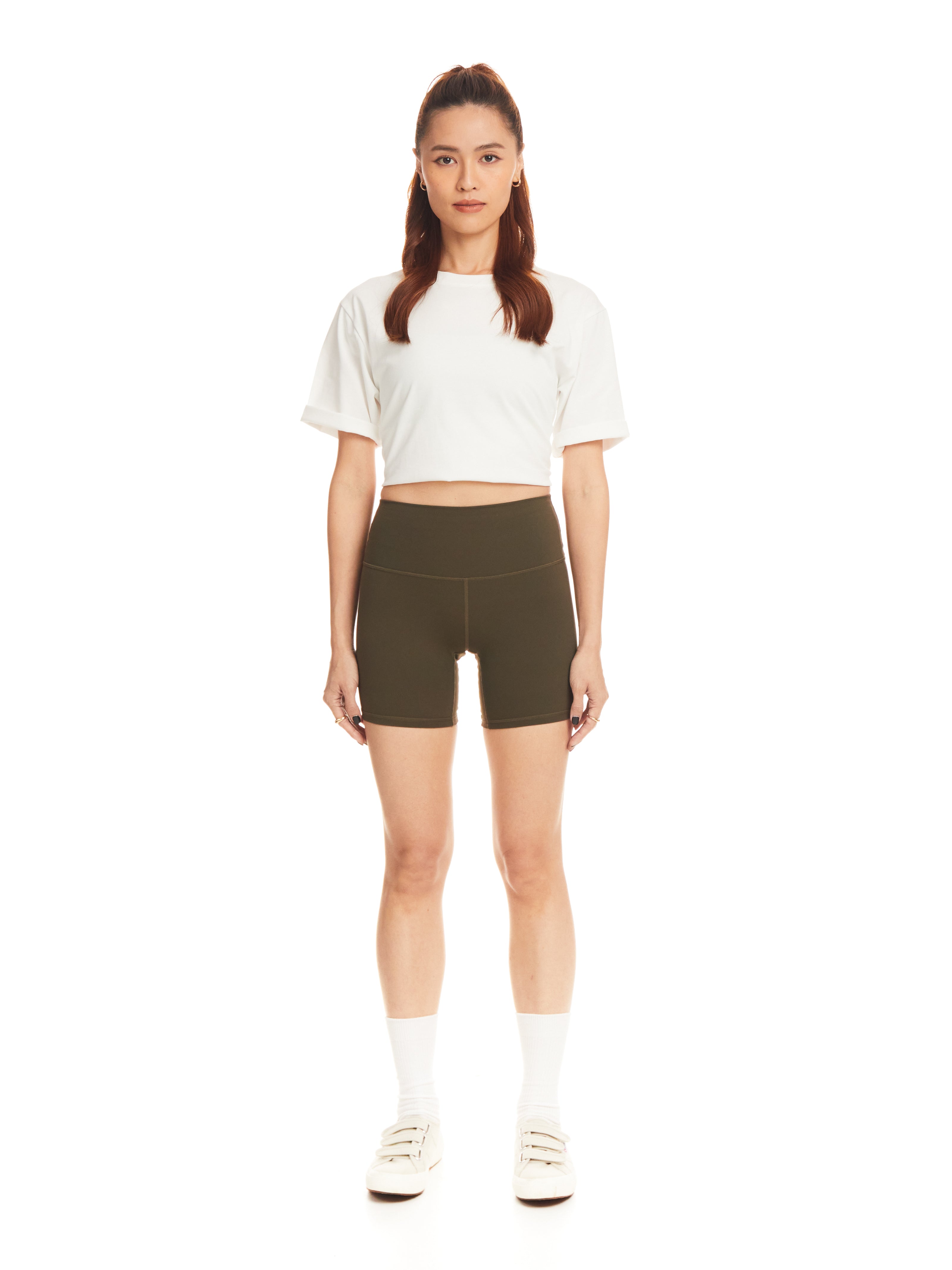 Sweet Olive Biker Shorts