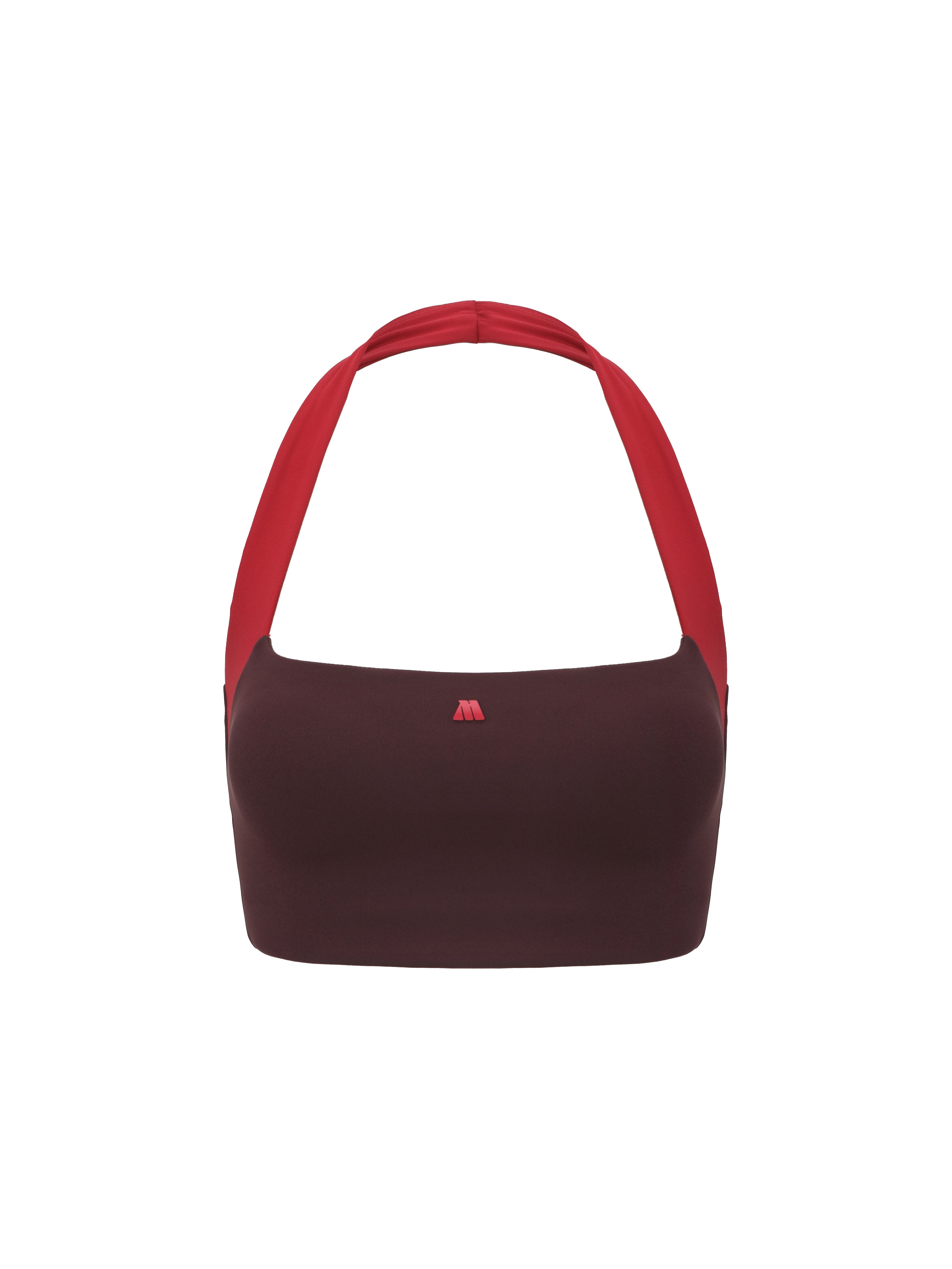 Cherry Halter Sports Bra