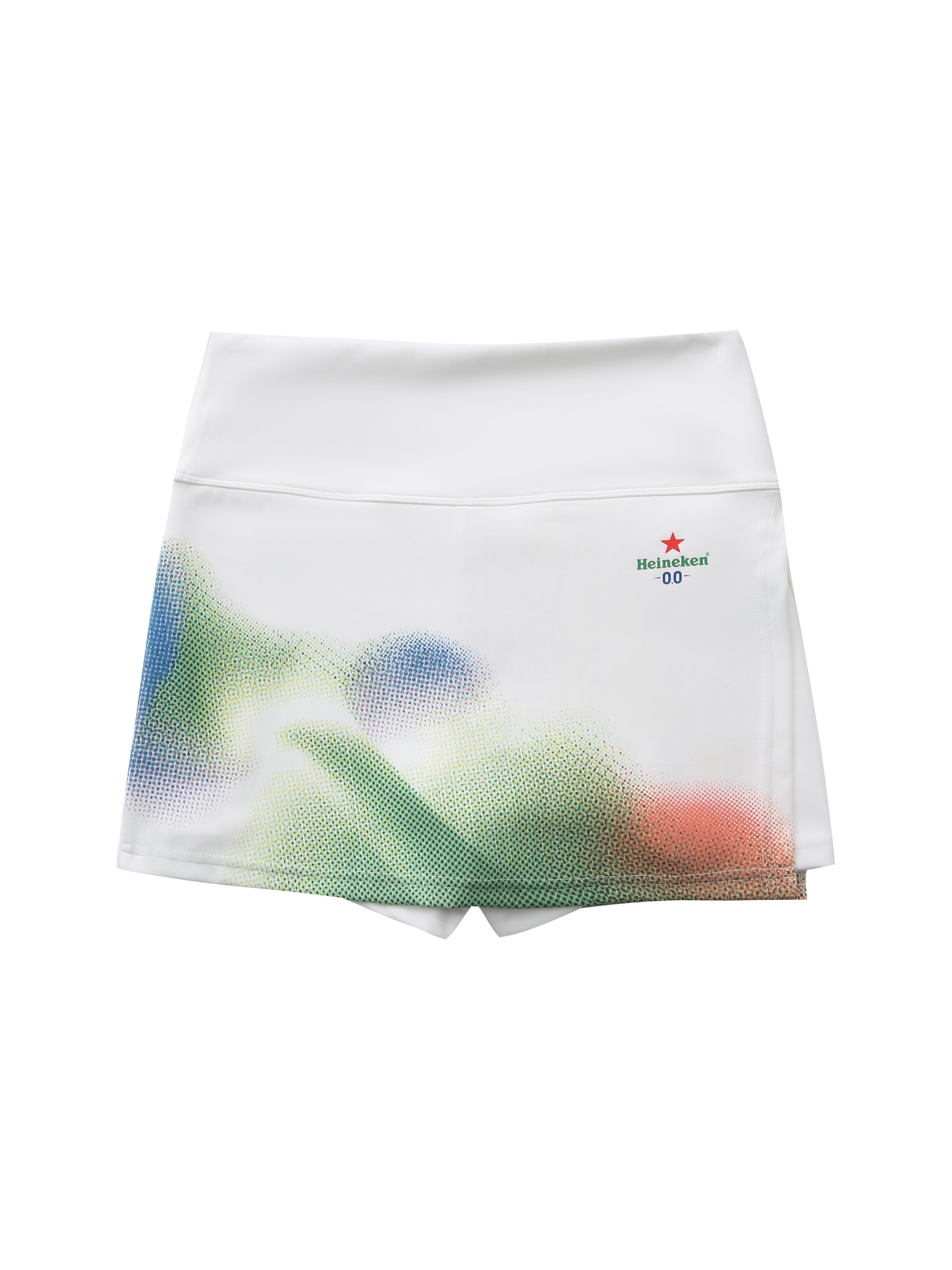 Green Gradient Athletic Skort