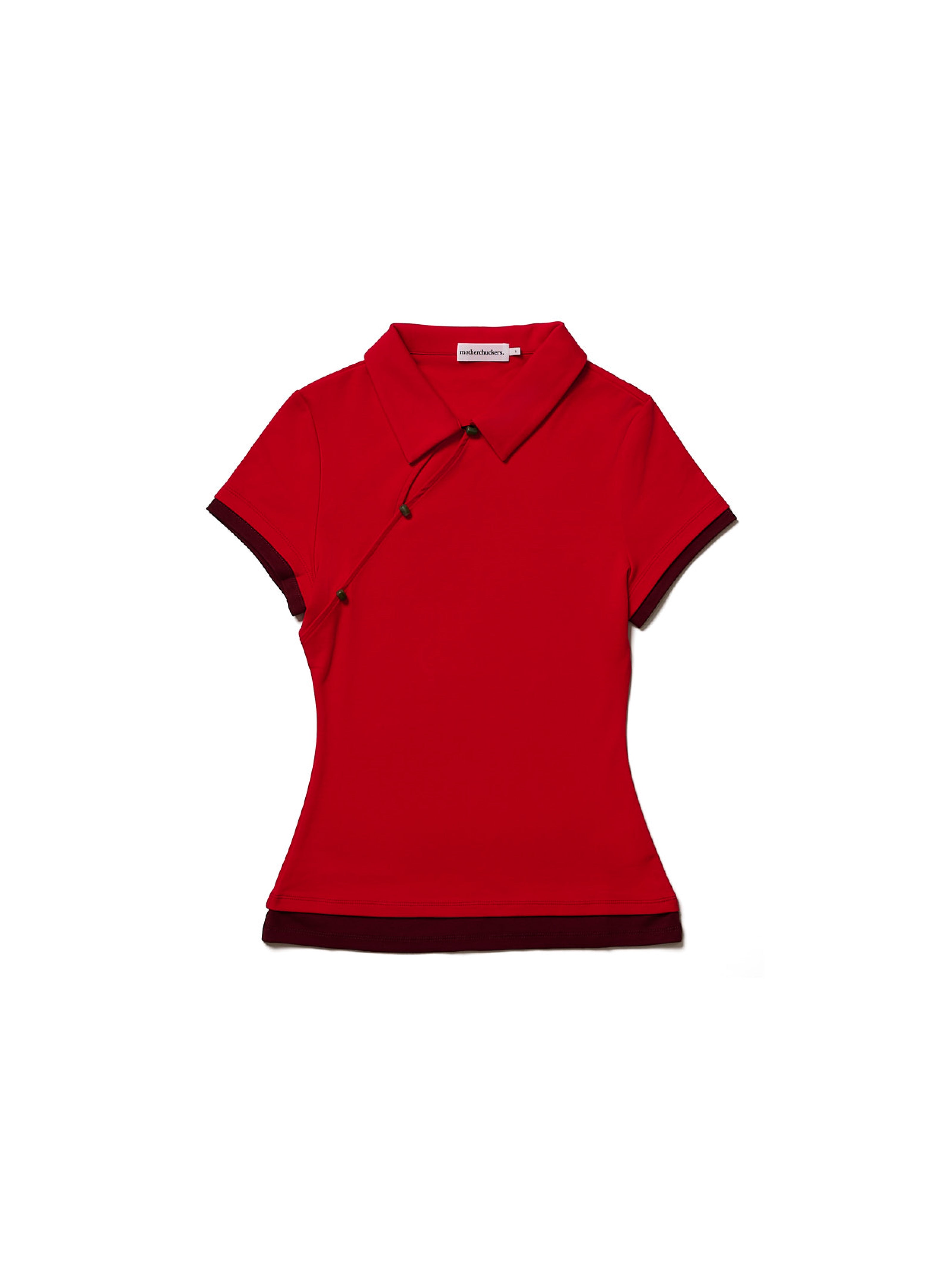 Rouge Double Layered Fitted Polo