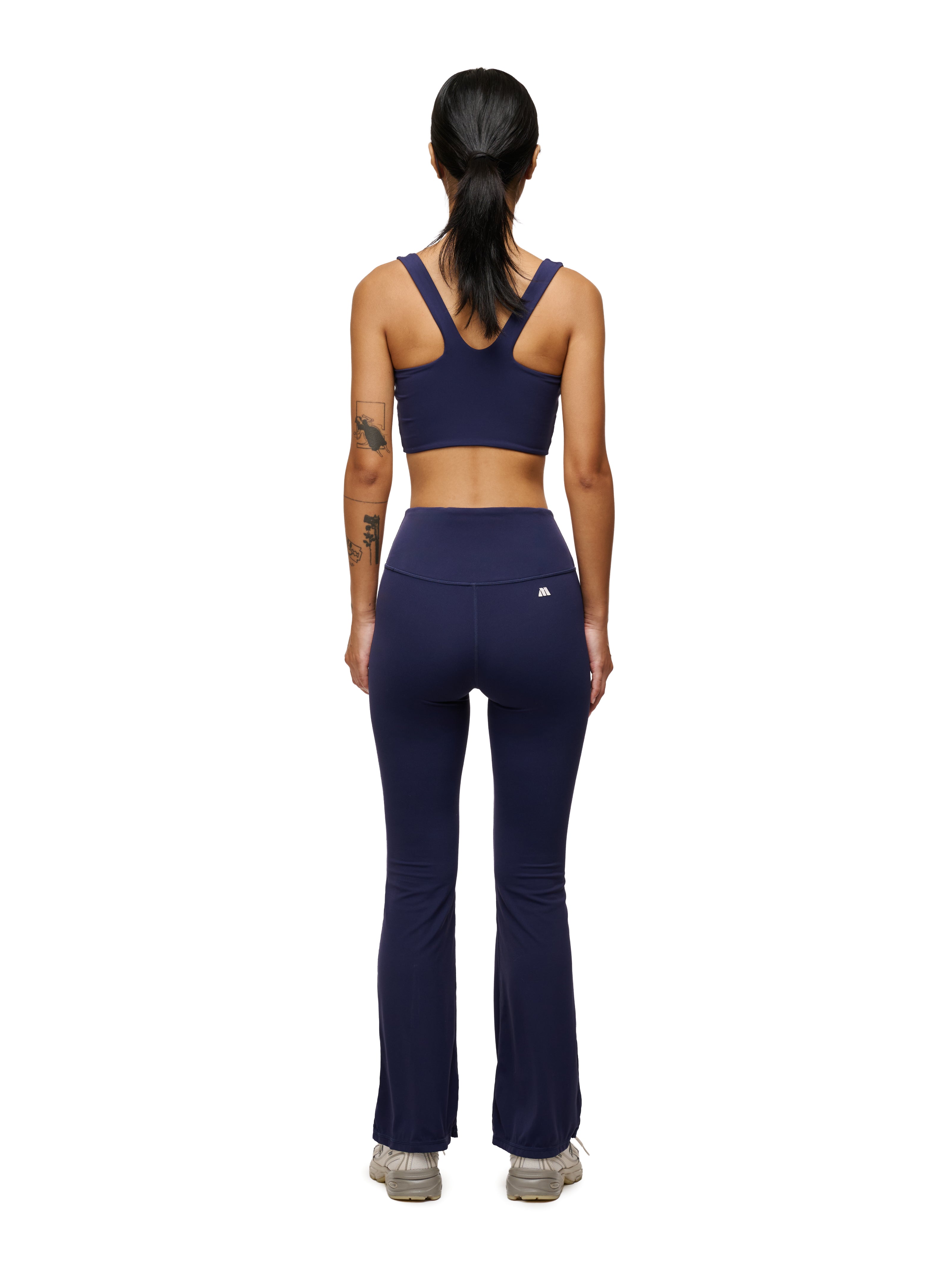 Navy V-Back Sports Bra