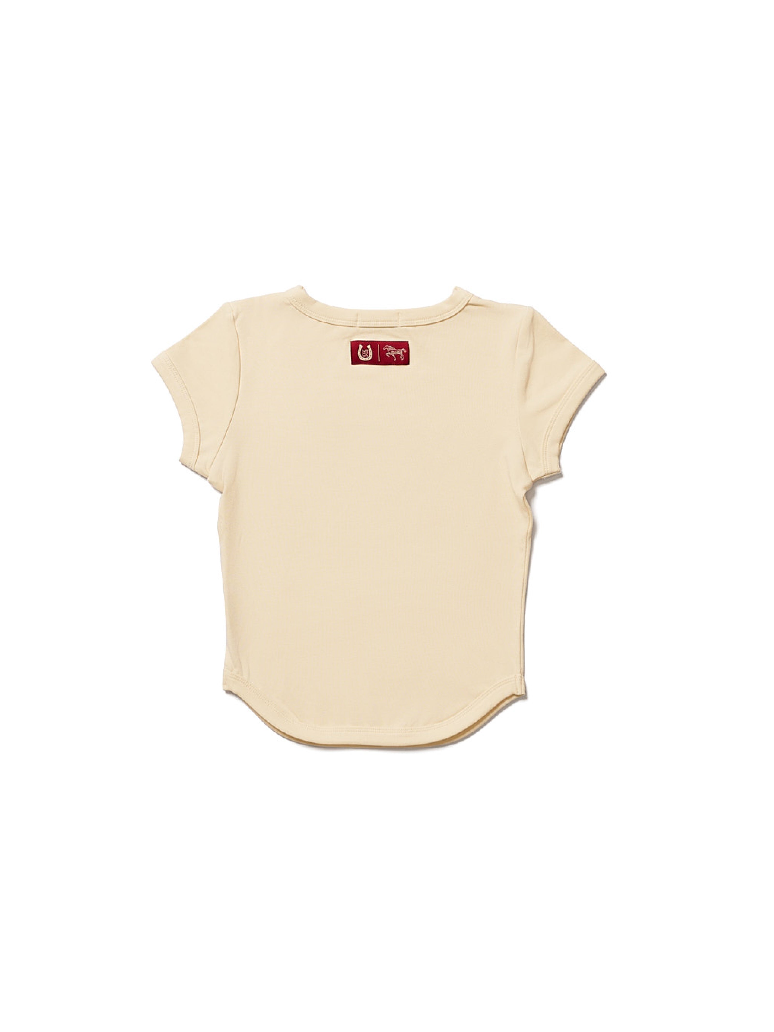 Ivory Ride Easy Scooped Tee