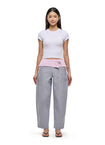 Grey Foldover Pants
