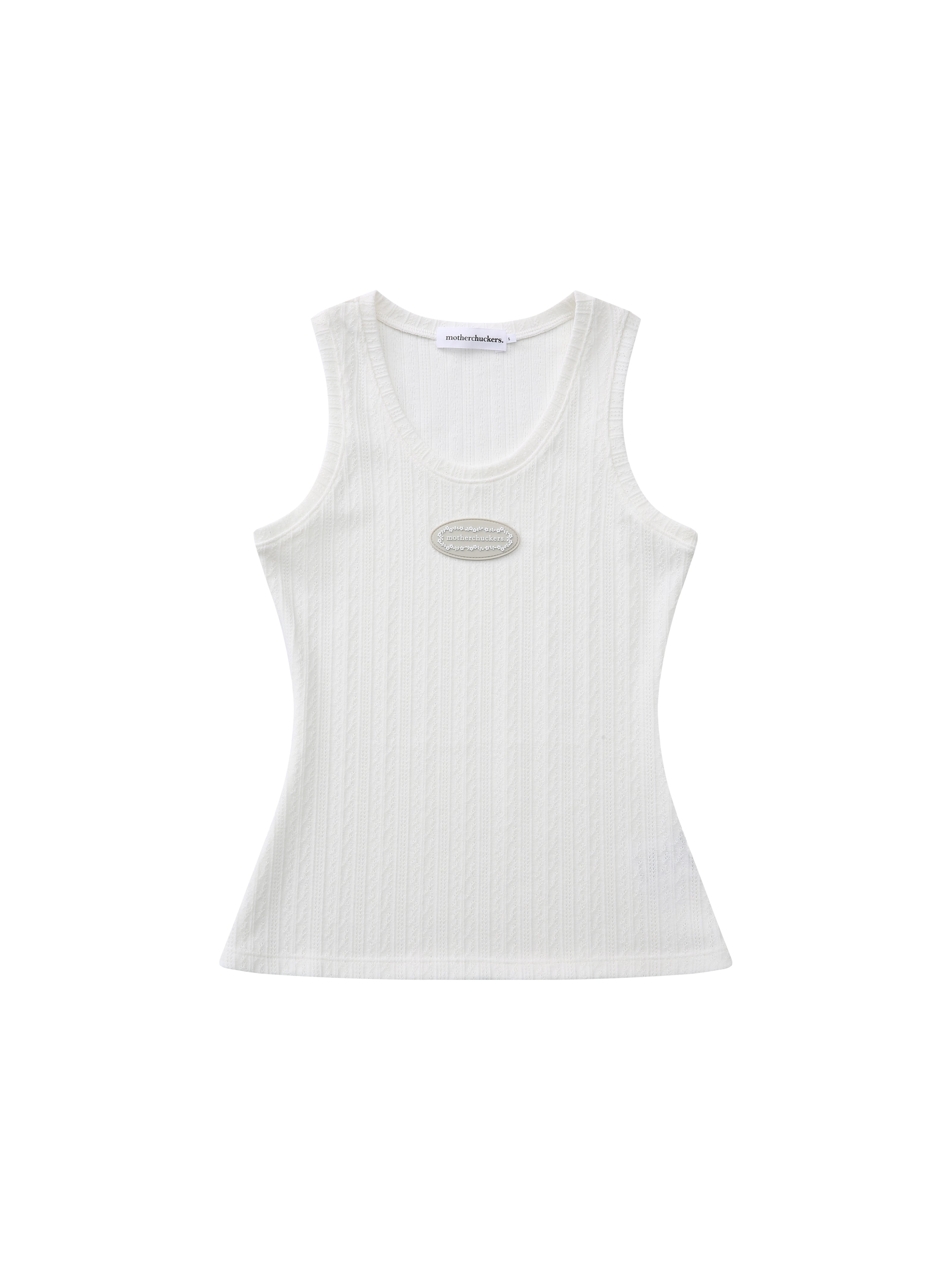 White Jasmine Knit Tank