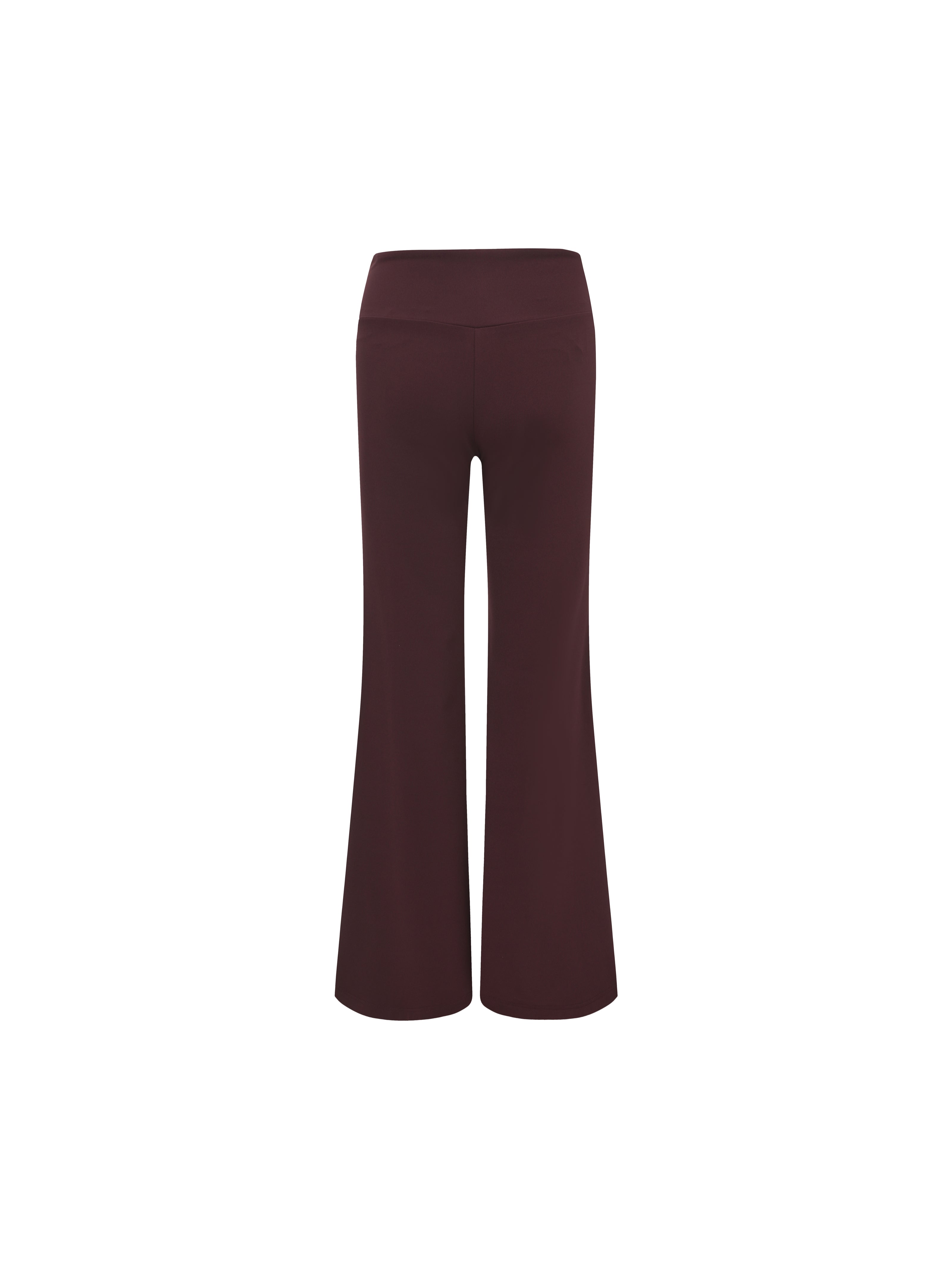 Cherry Gridline Wide-leg Pants