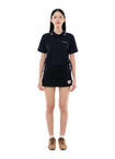 Naughty Navy Snatched Drawstring Polo