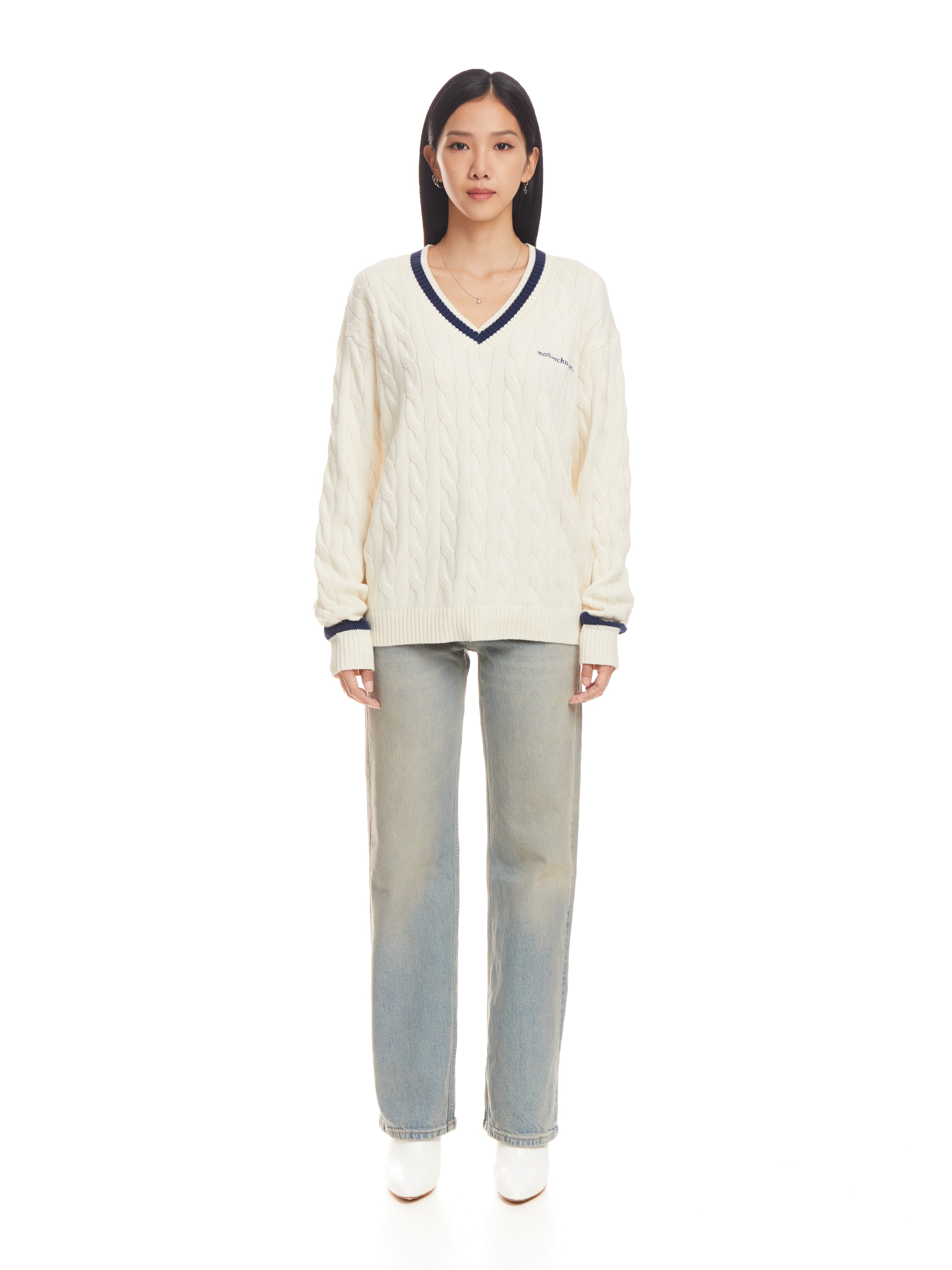 Rich Bish Cable Knit Jumper