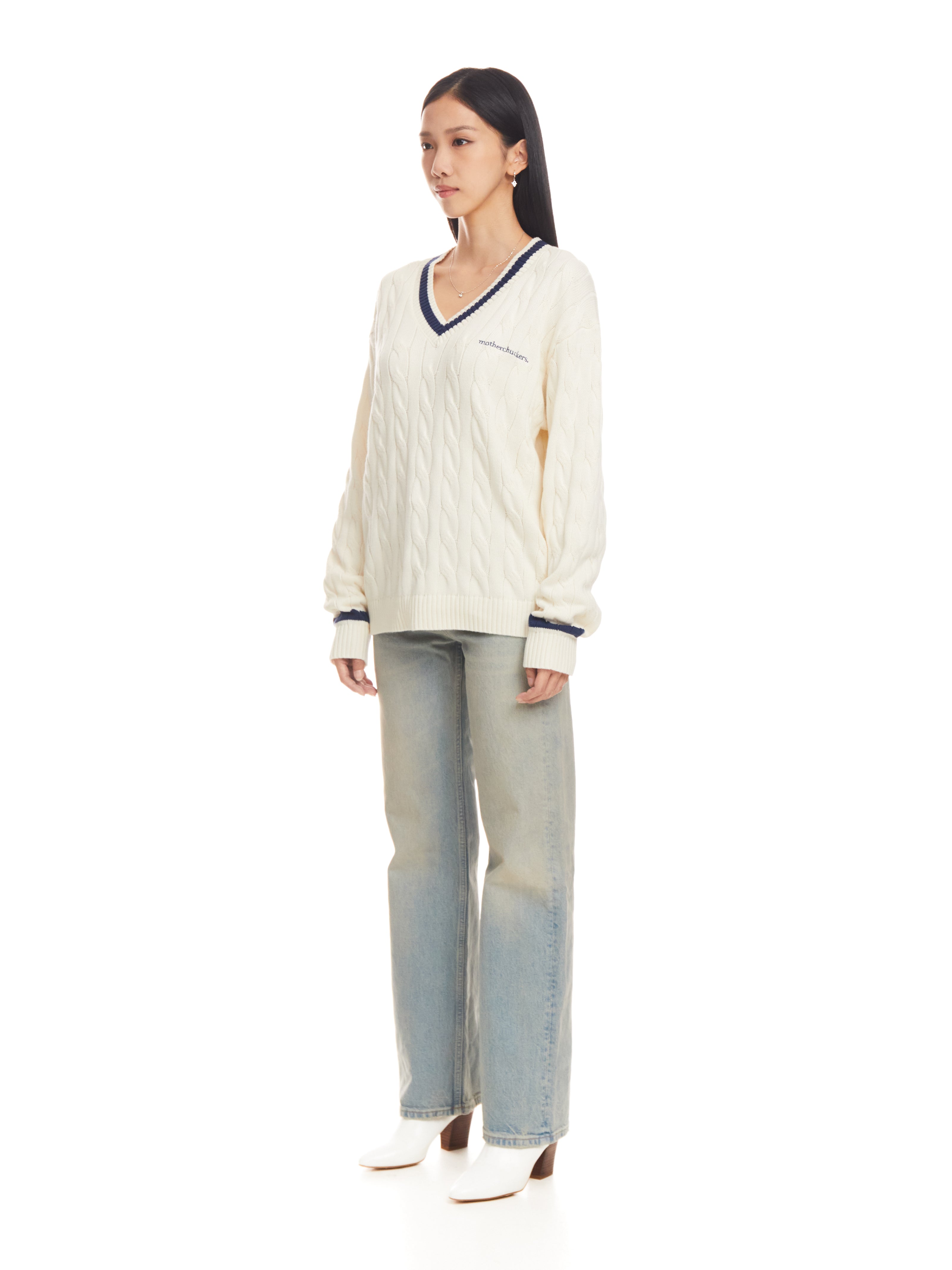 Rich Bish Cable Knit Jumper