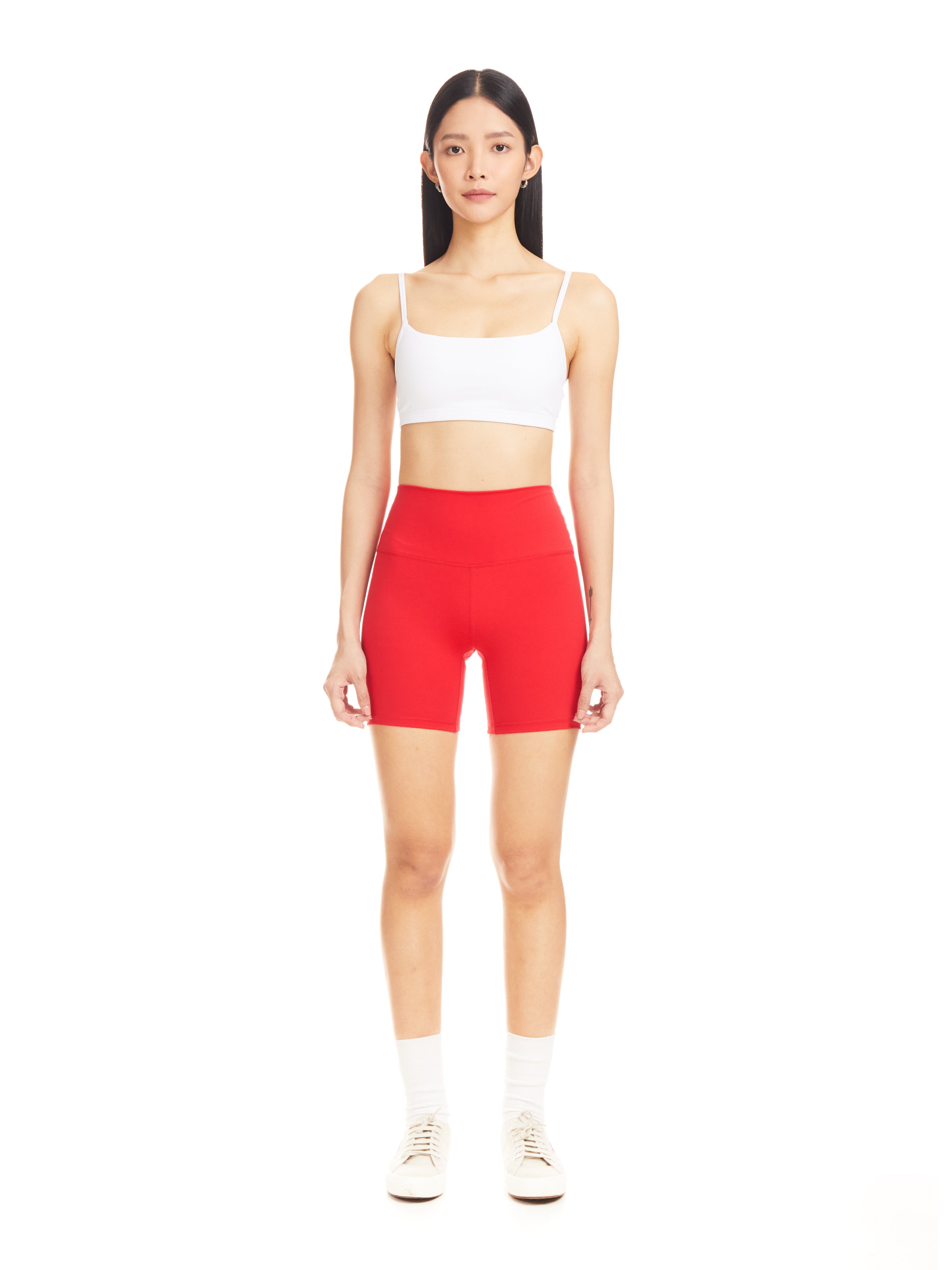 Red Hot Biker Shorts