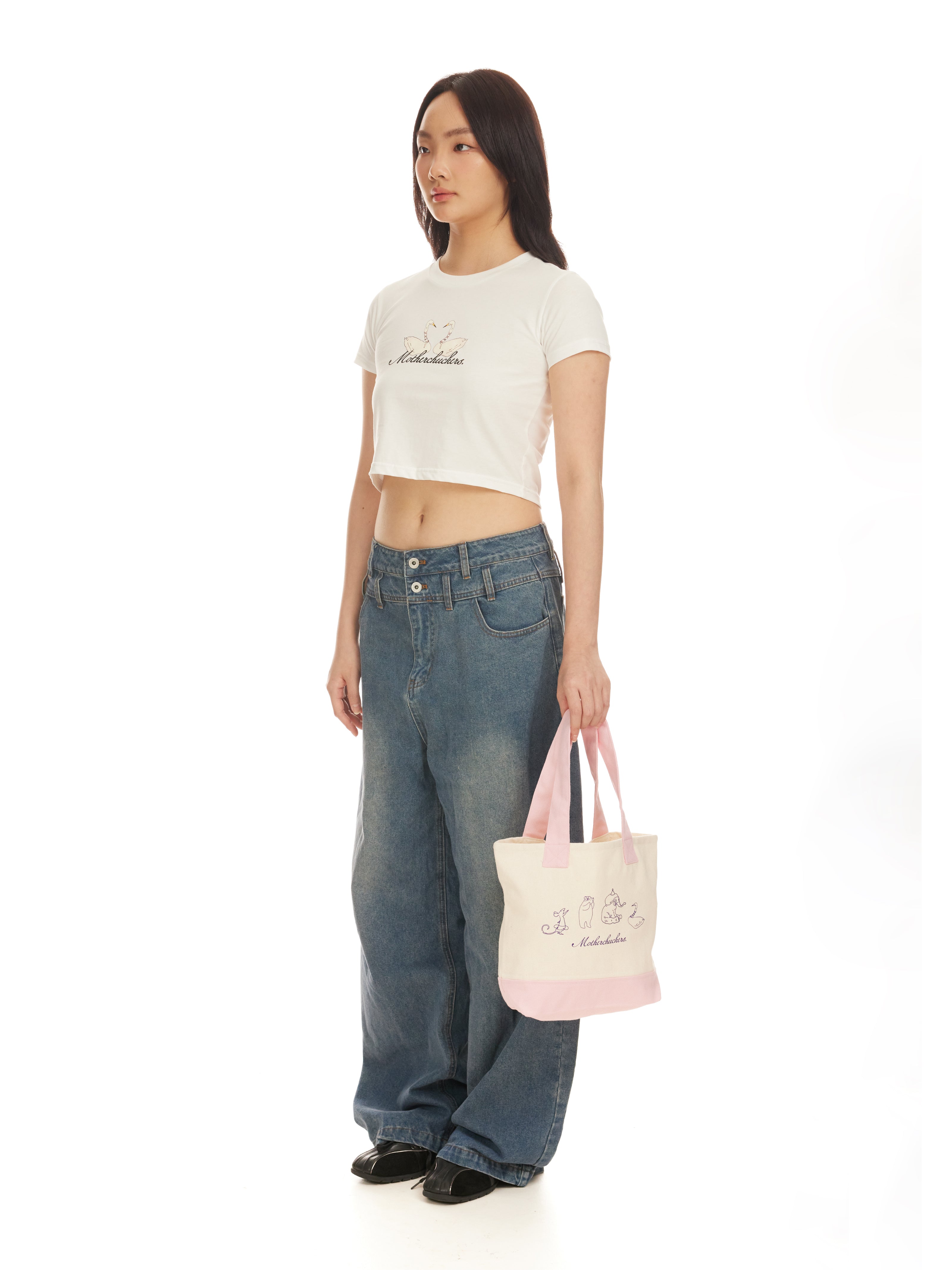 Pink Belly Chucks'mas Tales Mini Tote