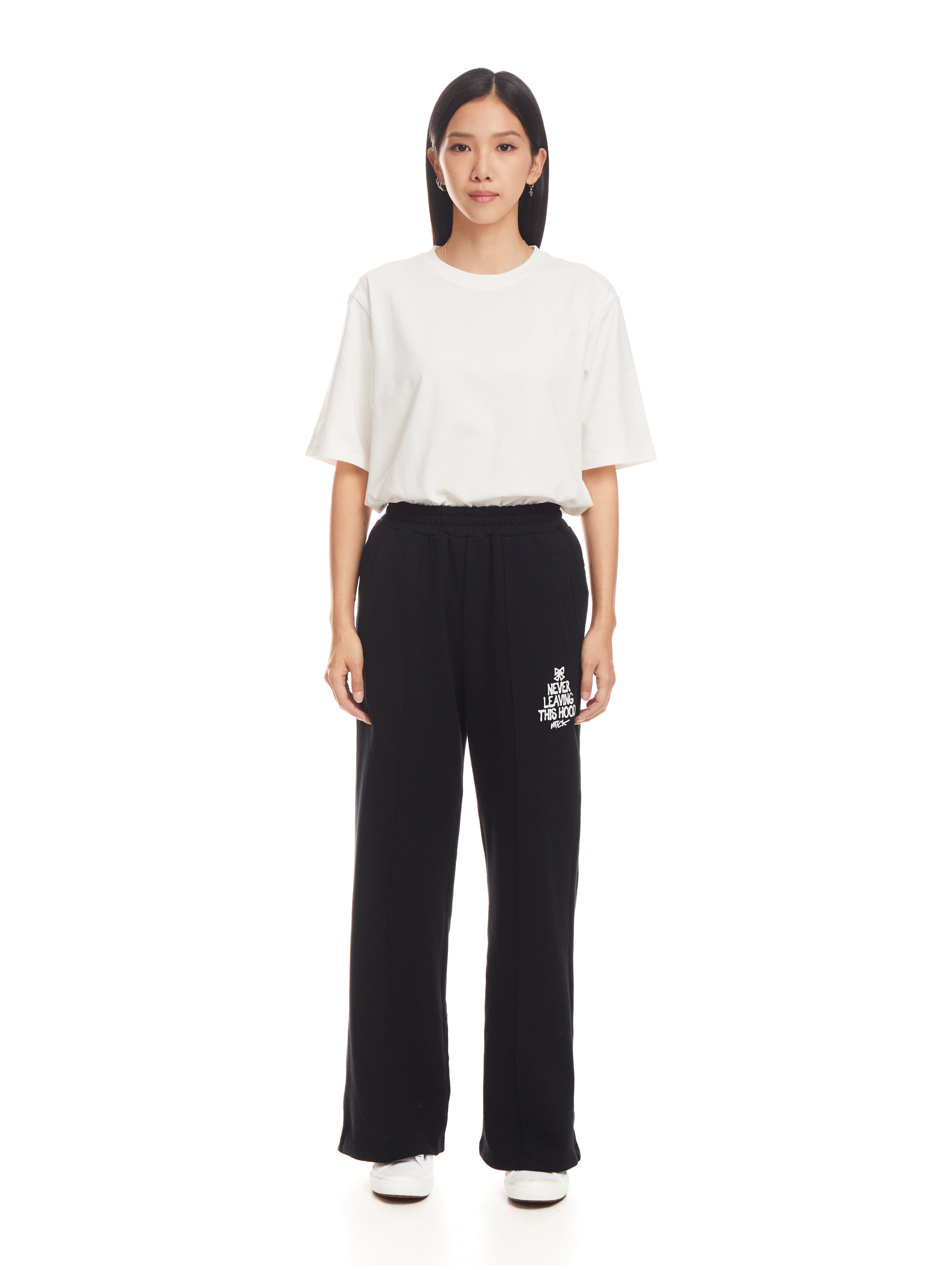 Liquorice Neighbourhood Wide Legged Joggers