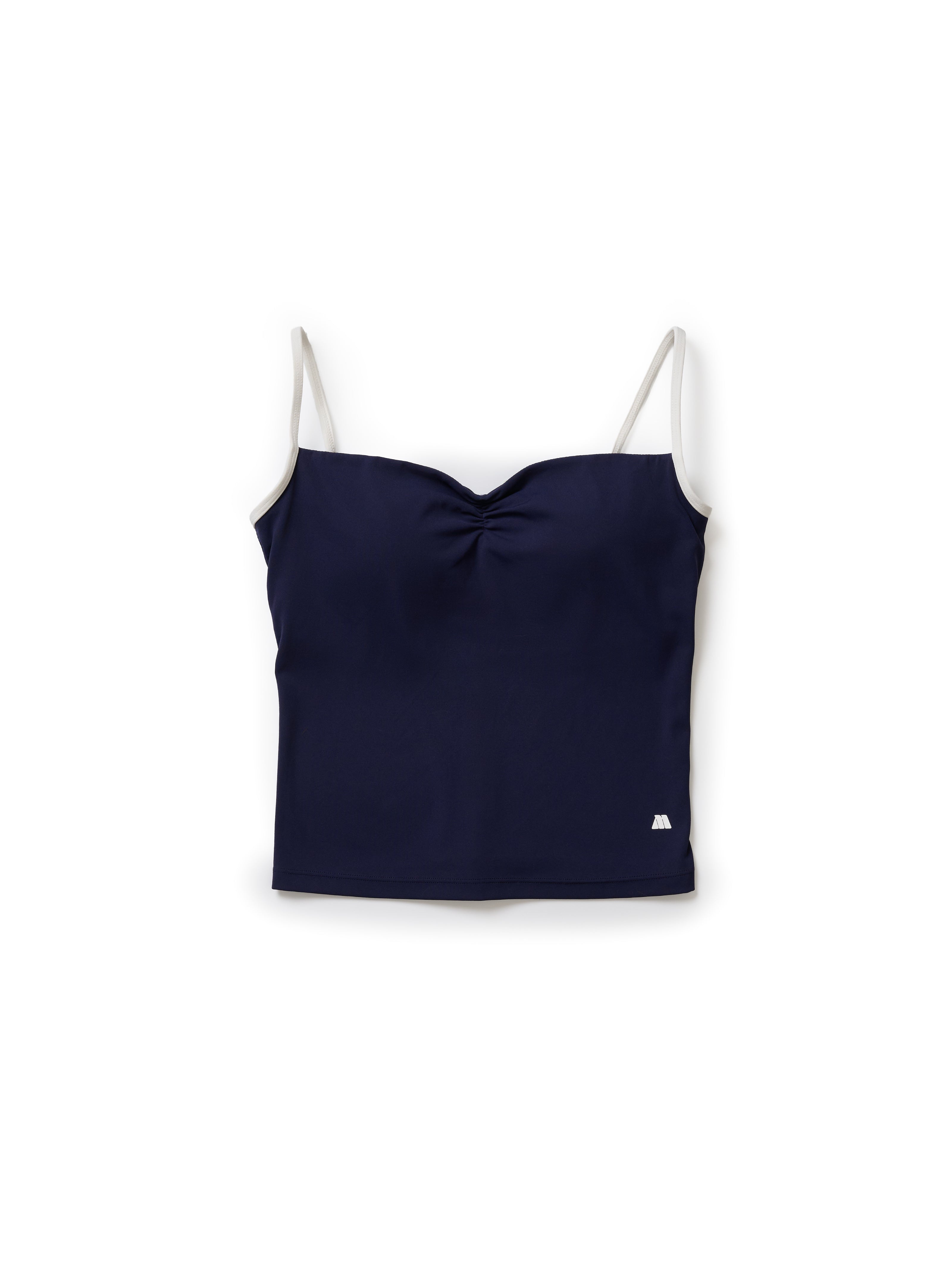 Navy Scrunched Camisole