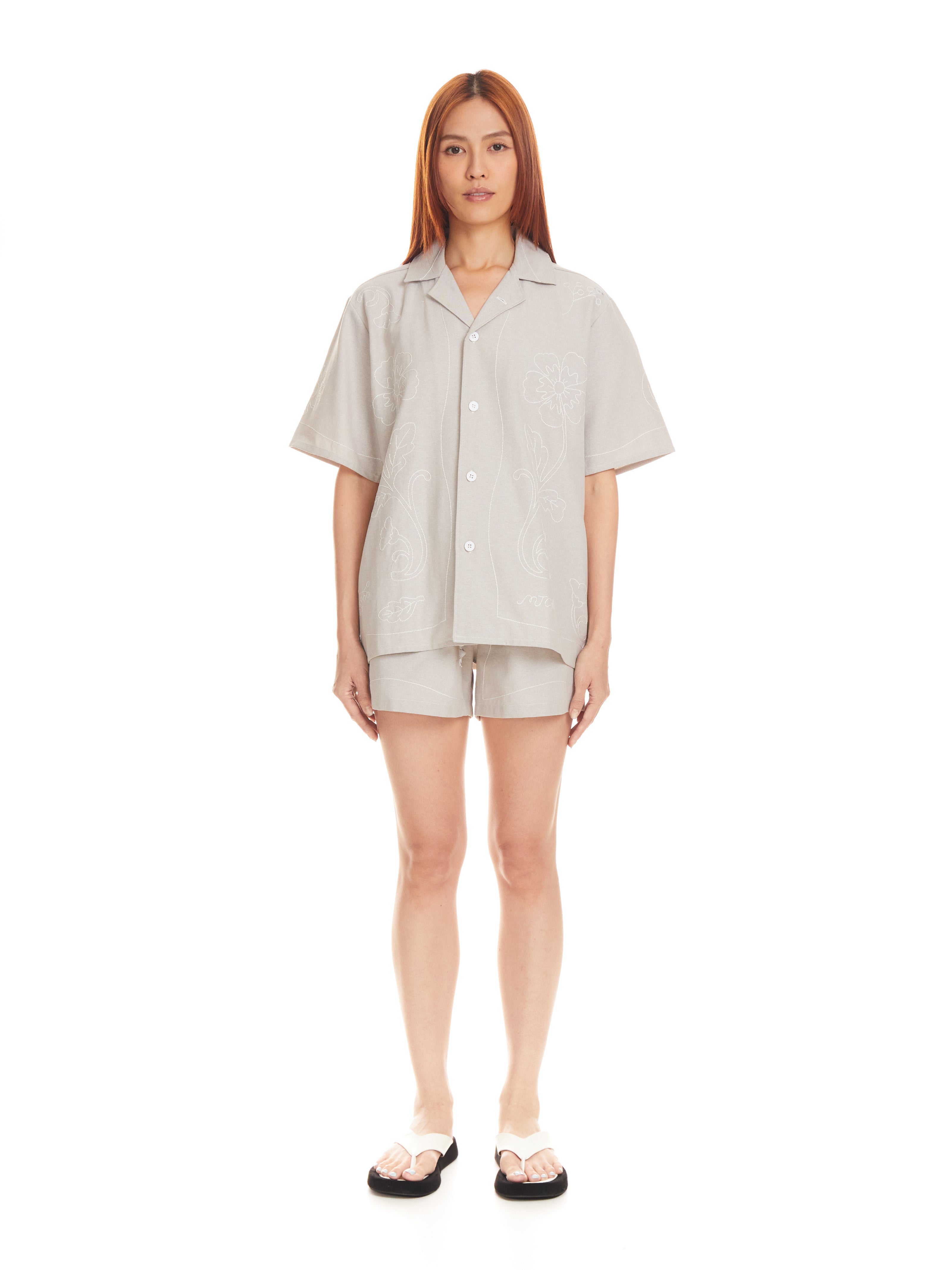 Cobblestone Embroidered Shirt