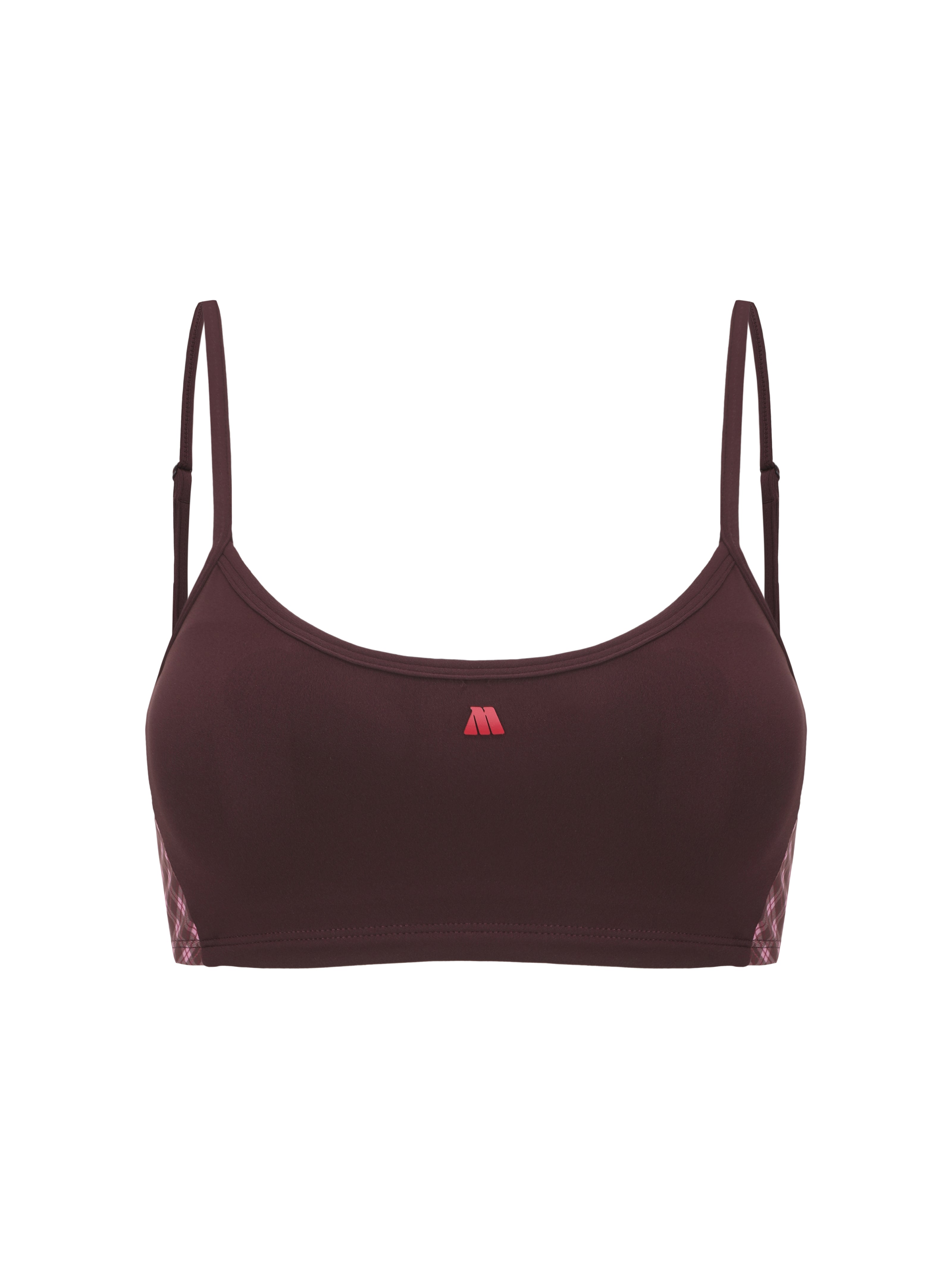 Cherry Checkpoint Sports Bra