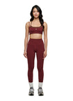 Bordeaux Double Layered Sports Bra