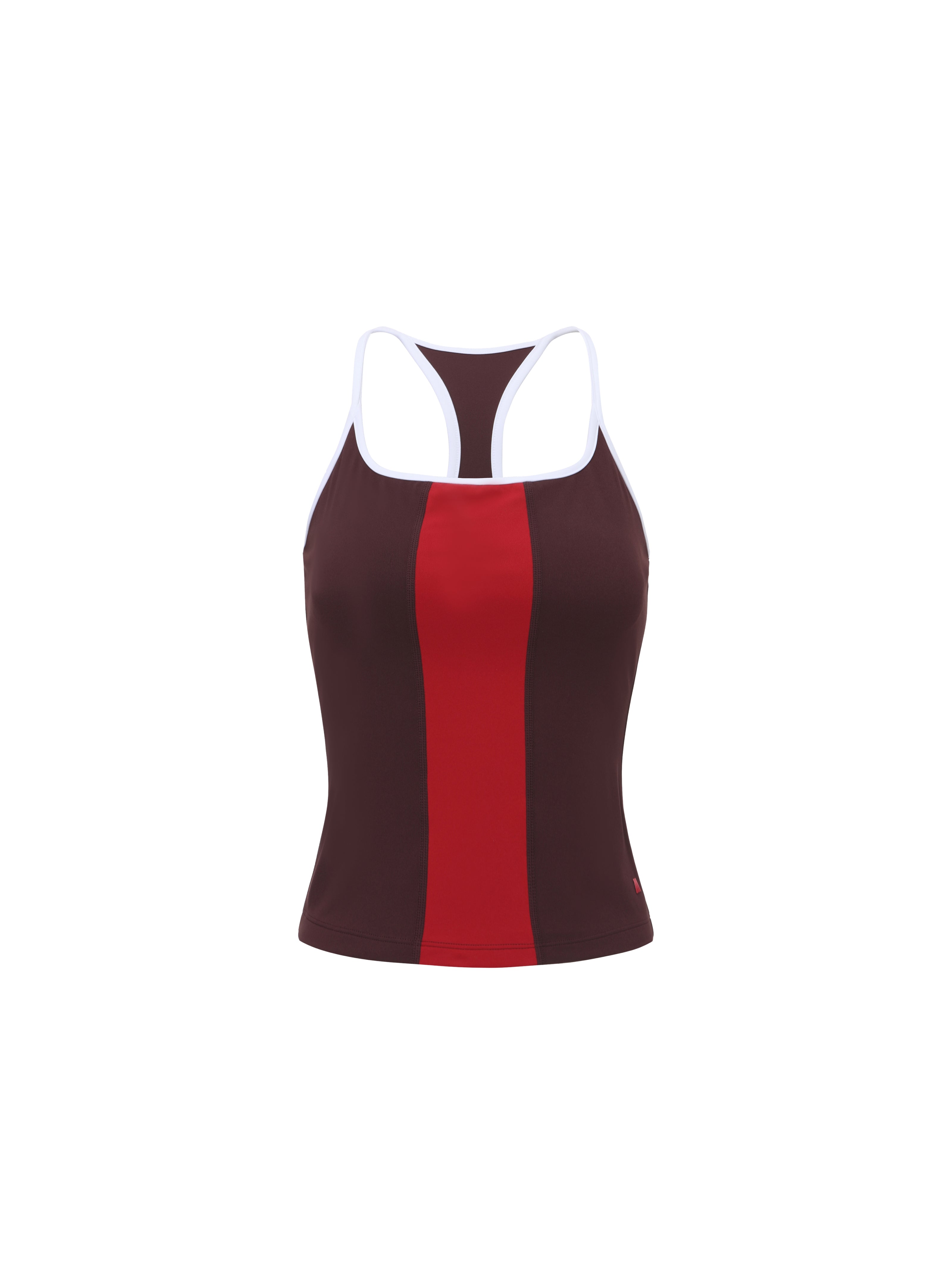 Cherry Contrast Cami Tank