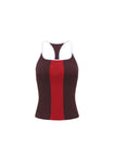 Cherry Contrast Cami Tank