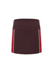 Cherry Contrast Court Skort
