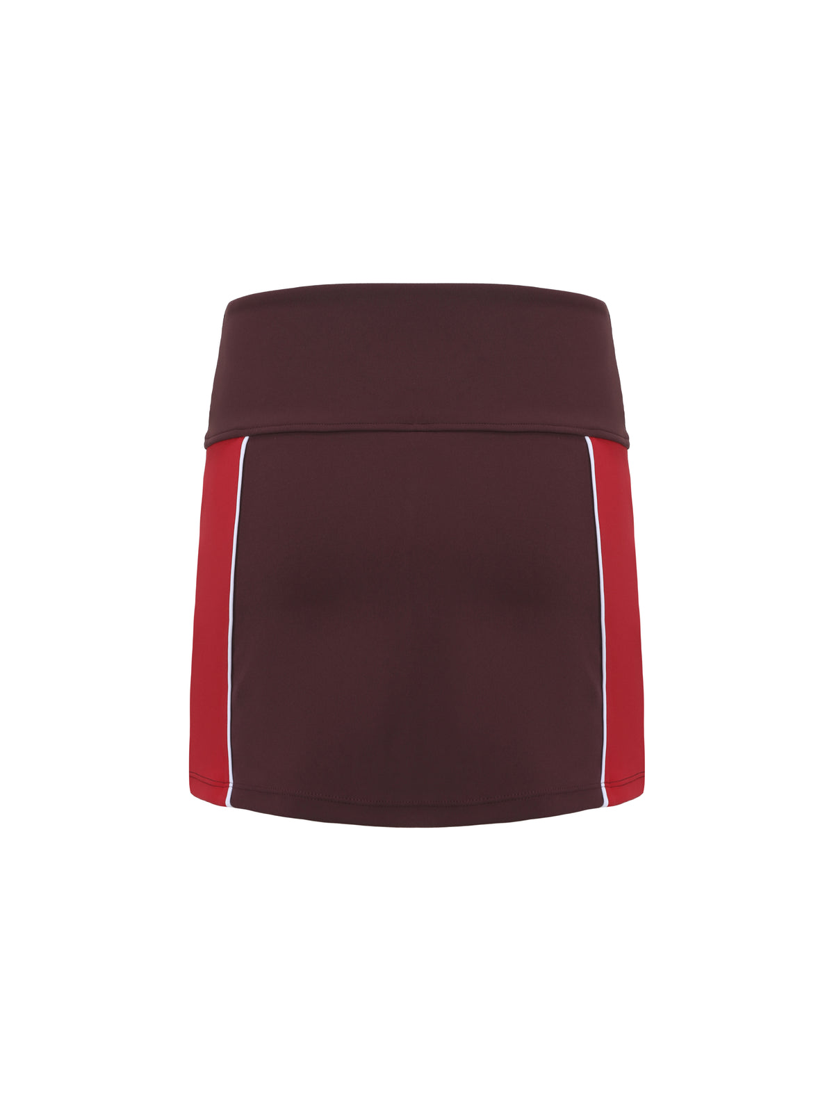 Cherry Contrast Court Skort