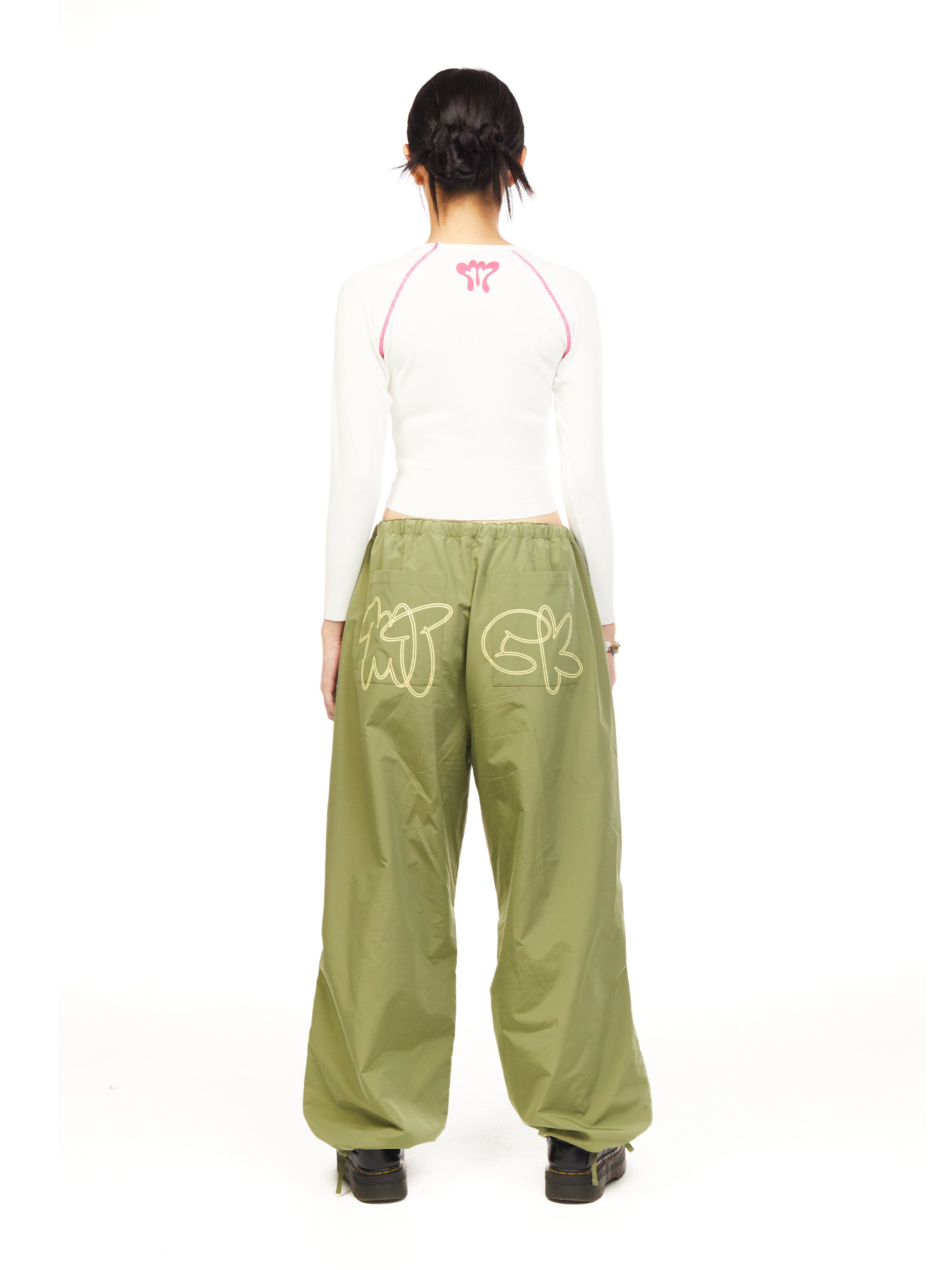 Off White Festival Baddie Long Sleeve Baby Tee