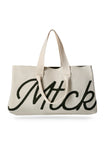 Taupe Knit Shopper