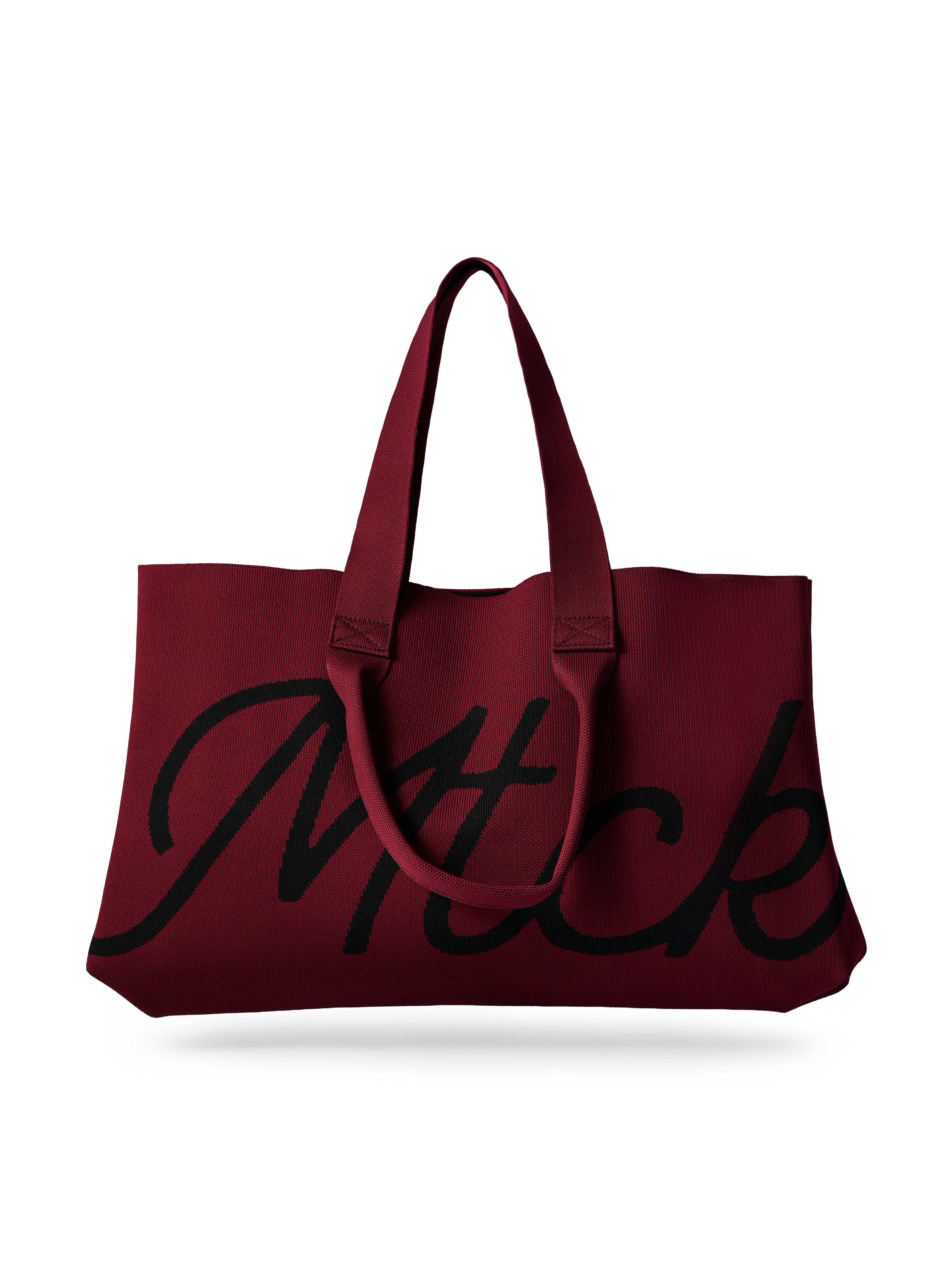 Bordeaux Knit Shopper