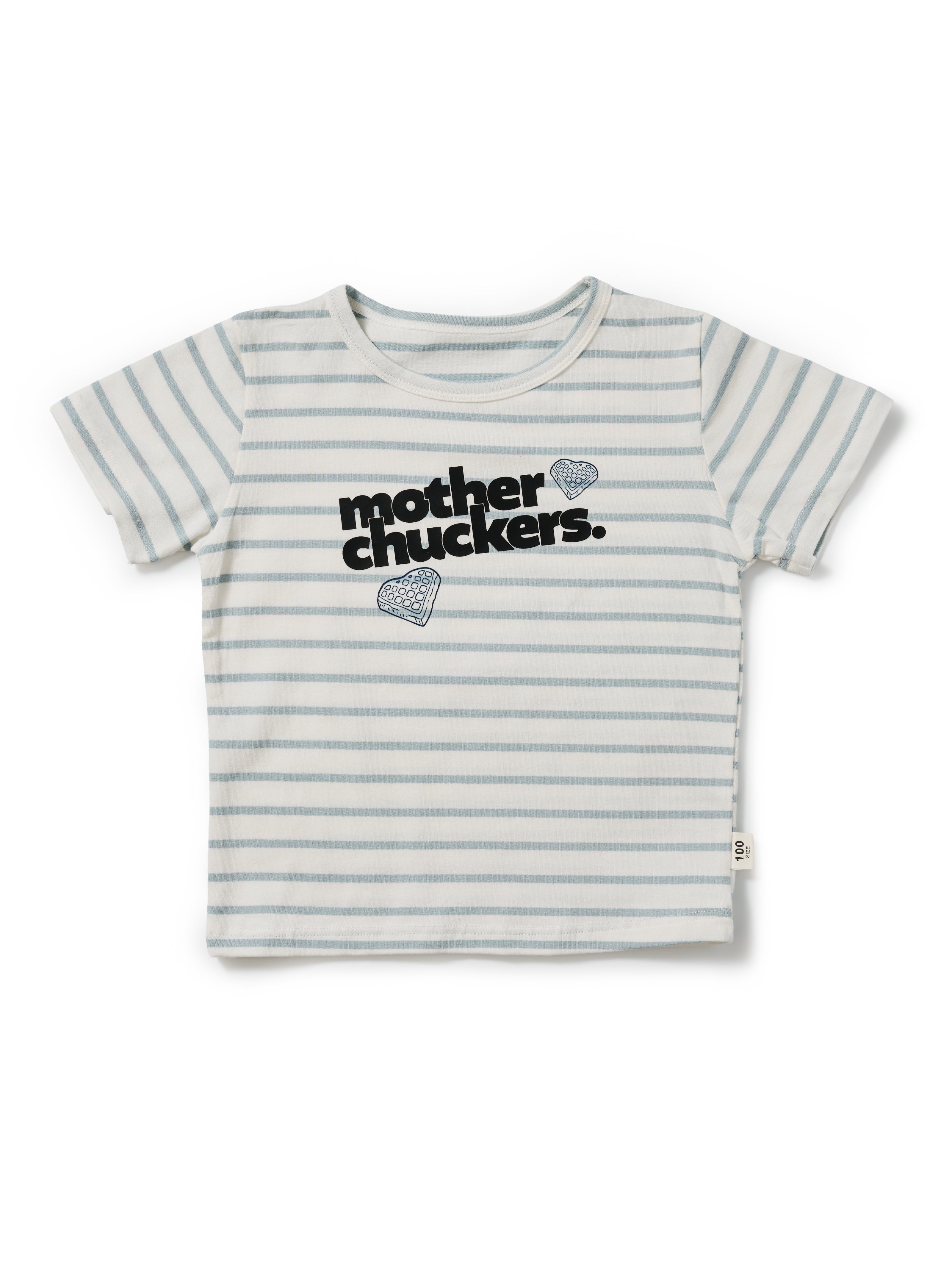 Striped Yummy Waffle Kids Tee