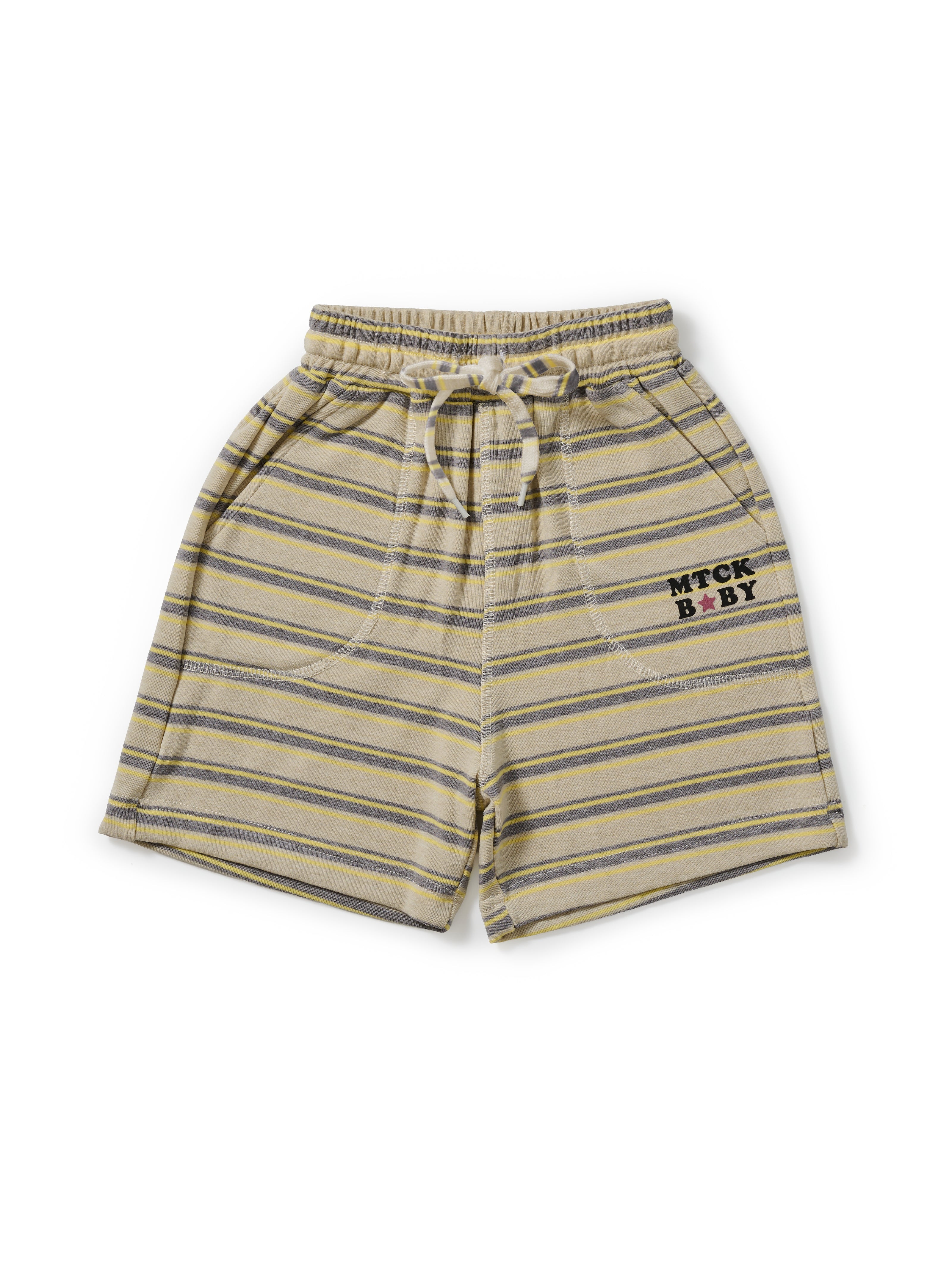 Lemon Cream Kids Lounge Shorts