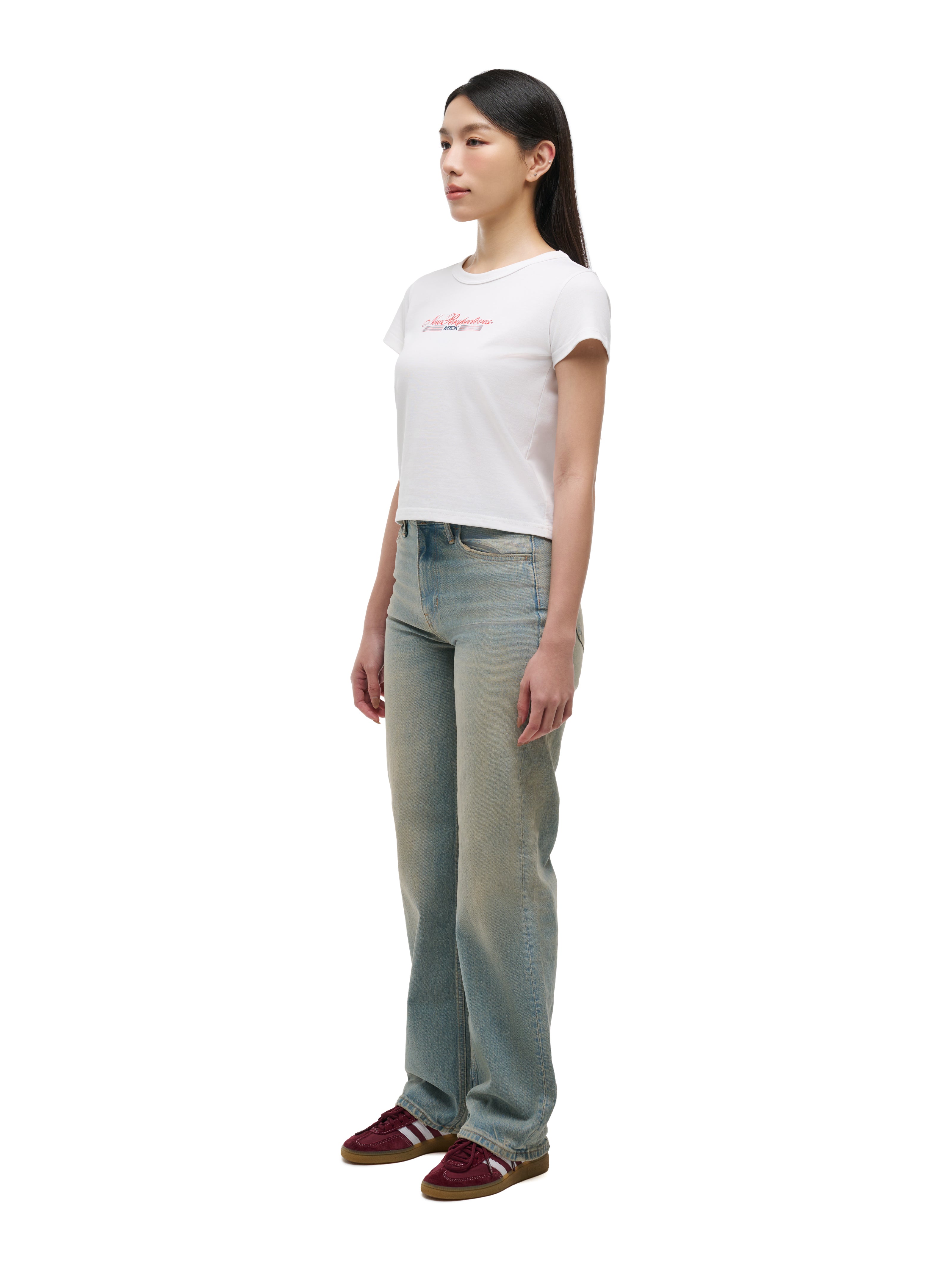 White New Perspective Baby Tee